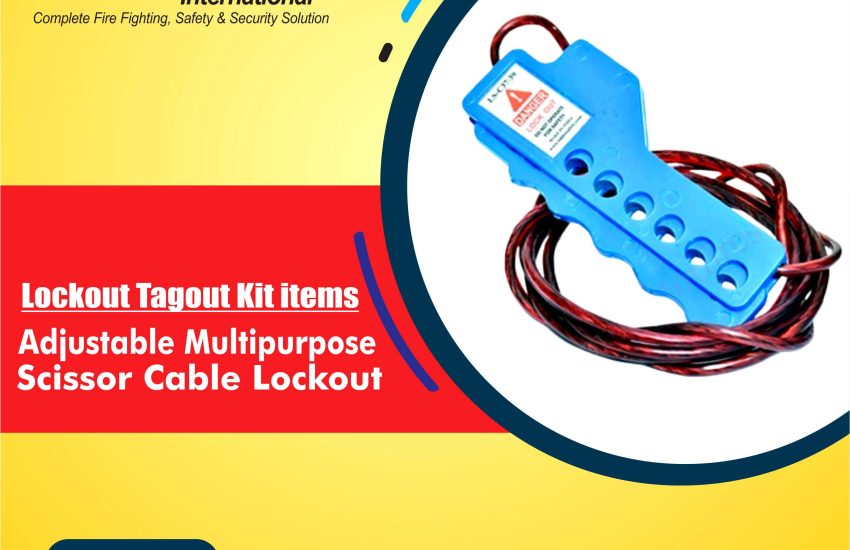 Adjustable Multipurpose Scissor Cable Lockout