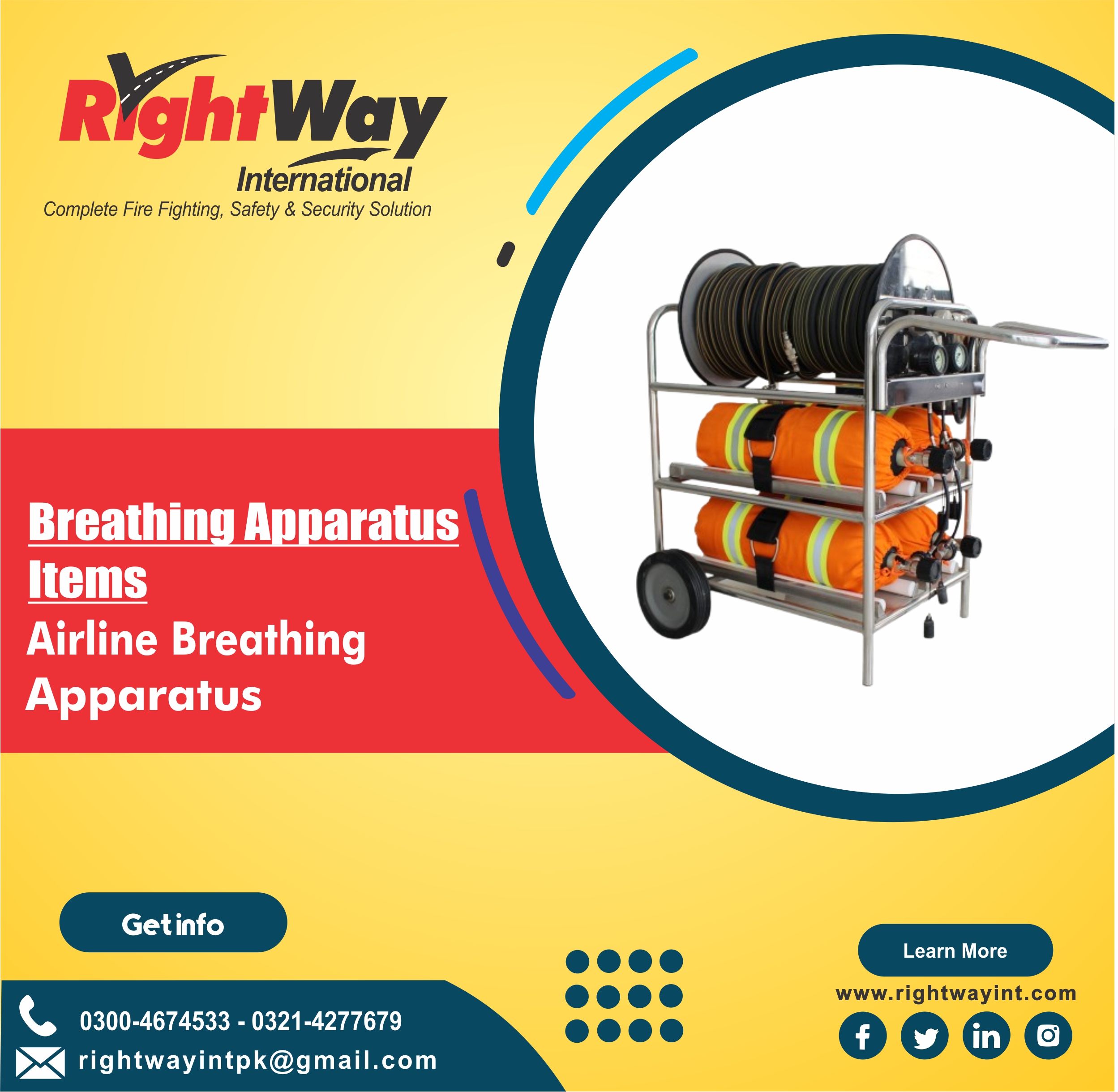 Airline Breathing Apparatus Trolley