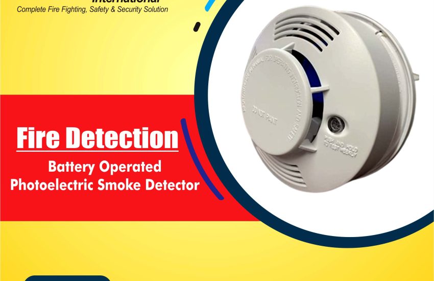 Battery Operated Photoelectric Smoke Detector