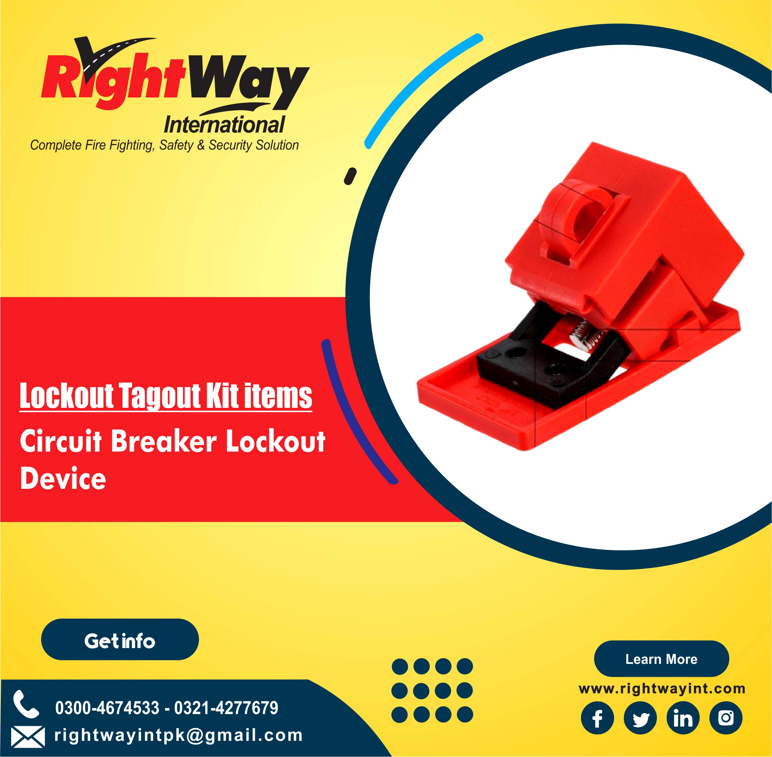 Circuit Breaker Lockout Device