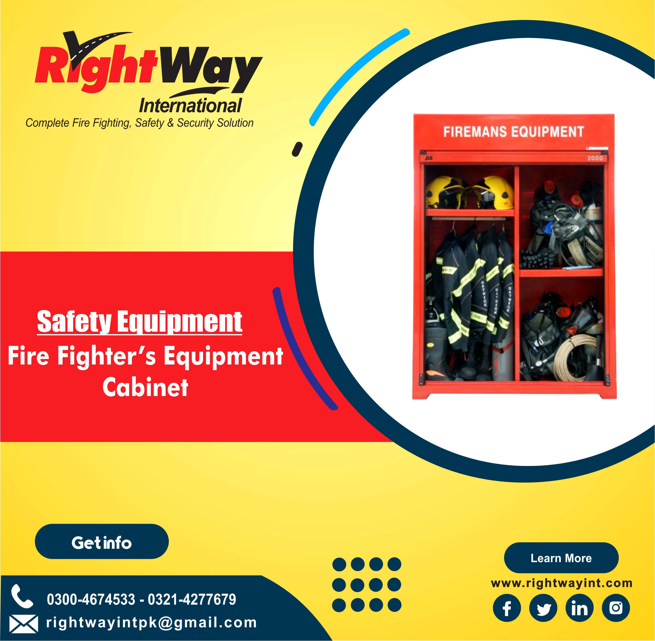 Fire Fighter’s Equipment Cabinet