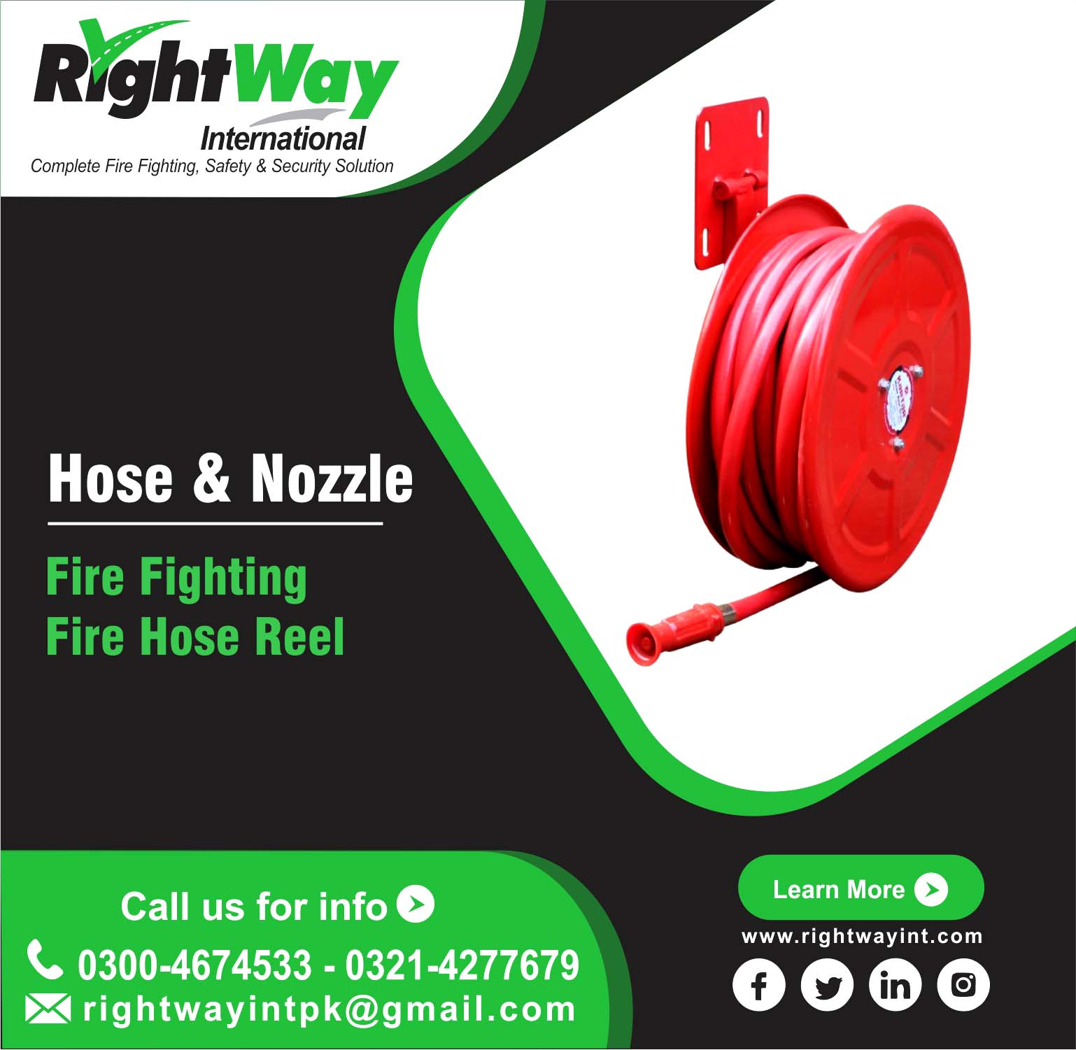 Fire Fighting Fire Hose Reel