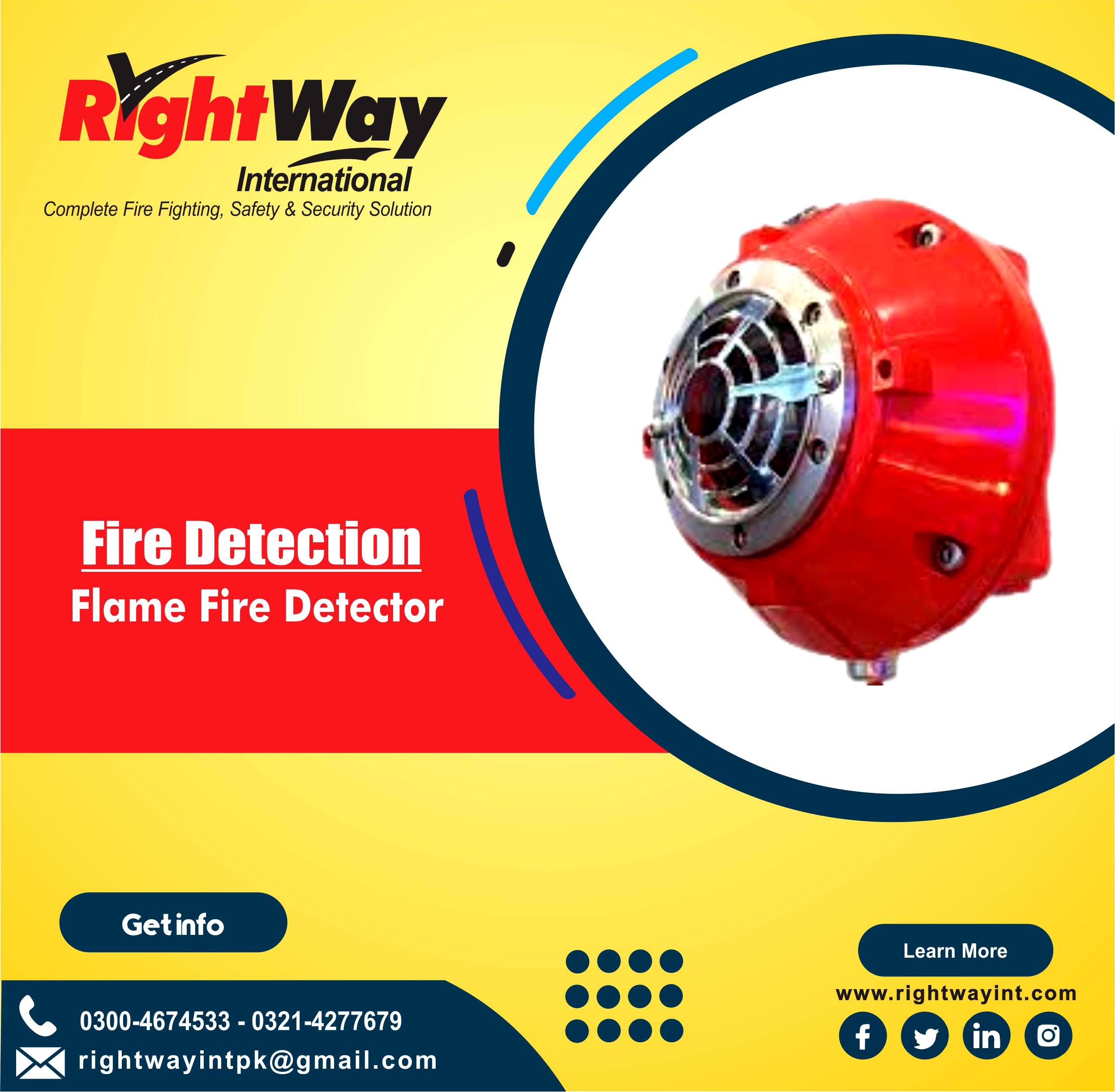 Flame Fire Detector