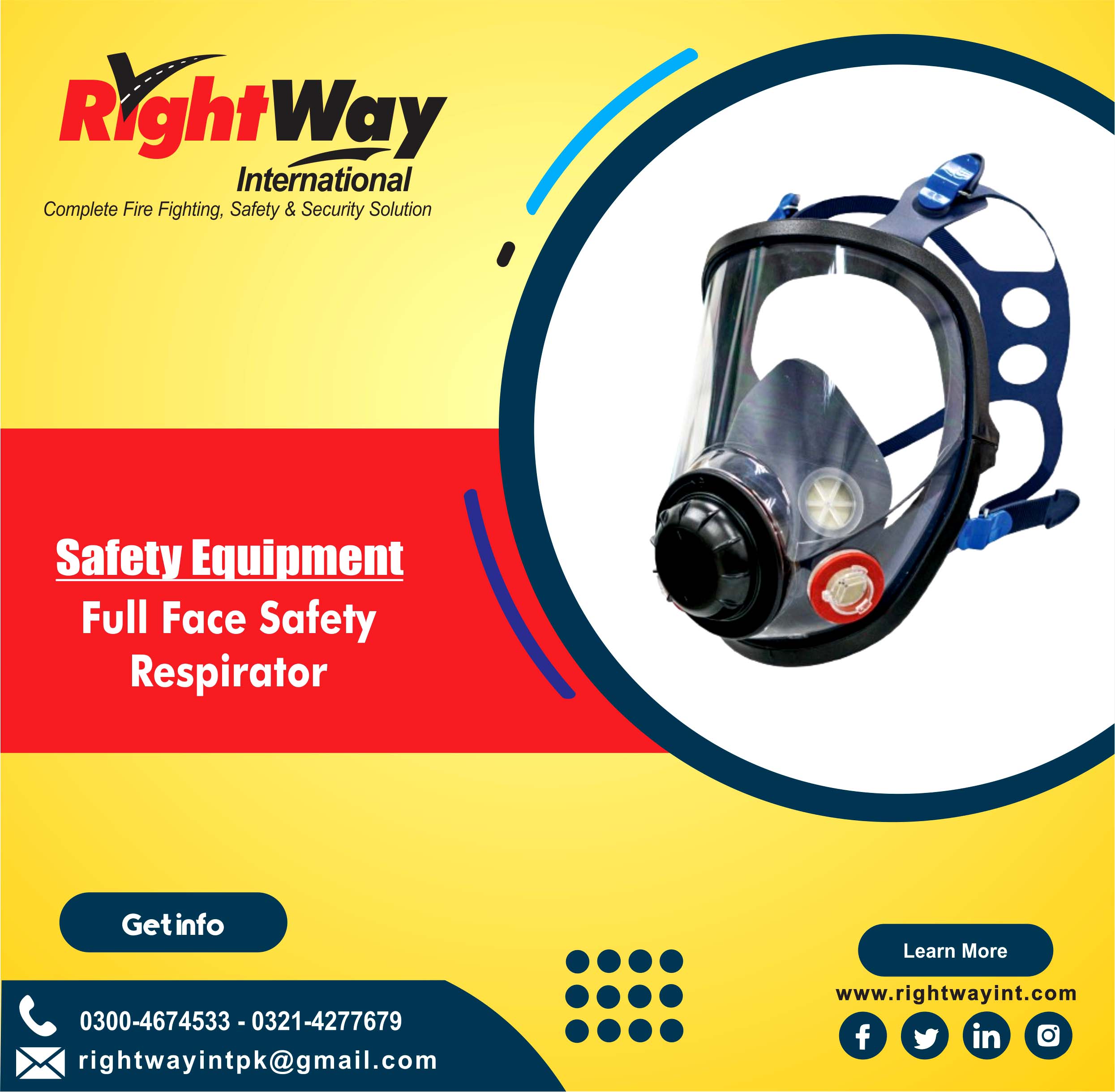 Full Face Safety Respirator