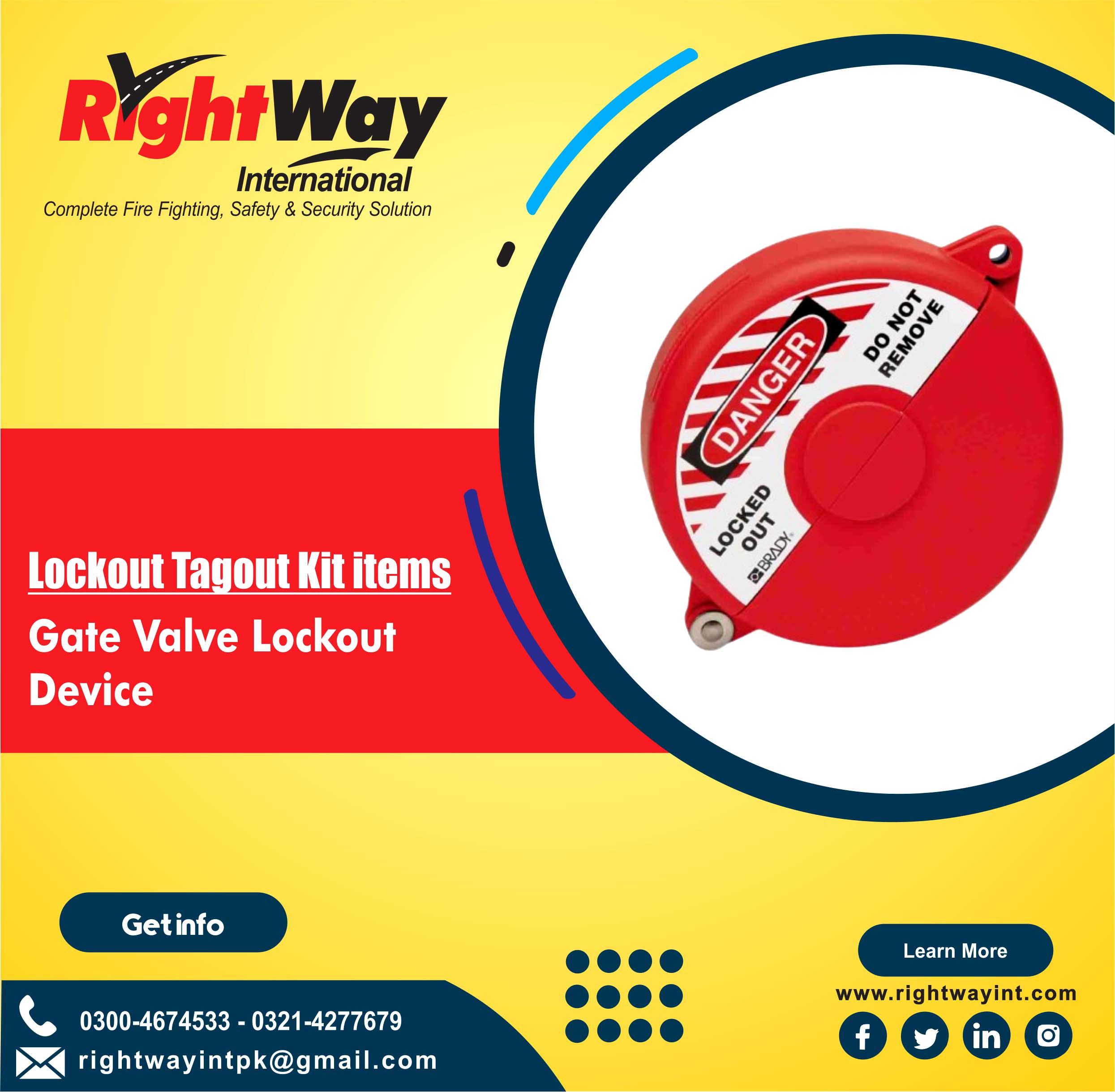 Gate Valve Lockout Device