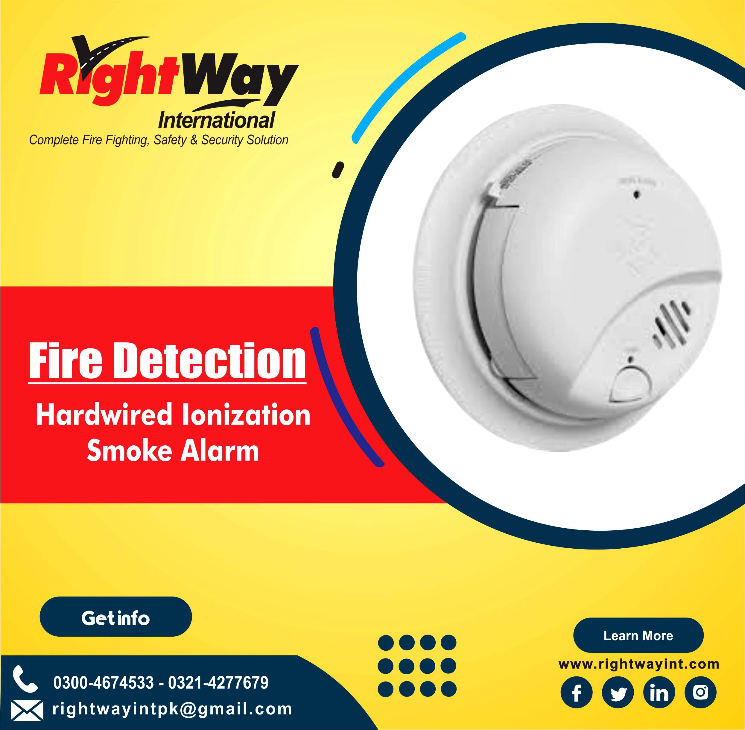 Hardwired Ionization Smoke Alarm