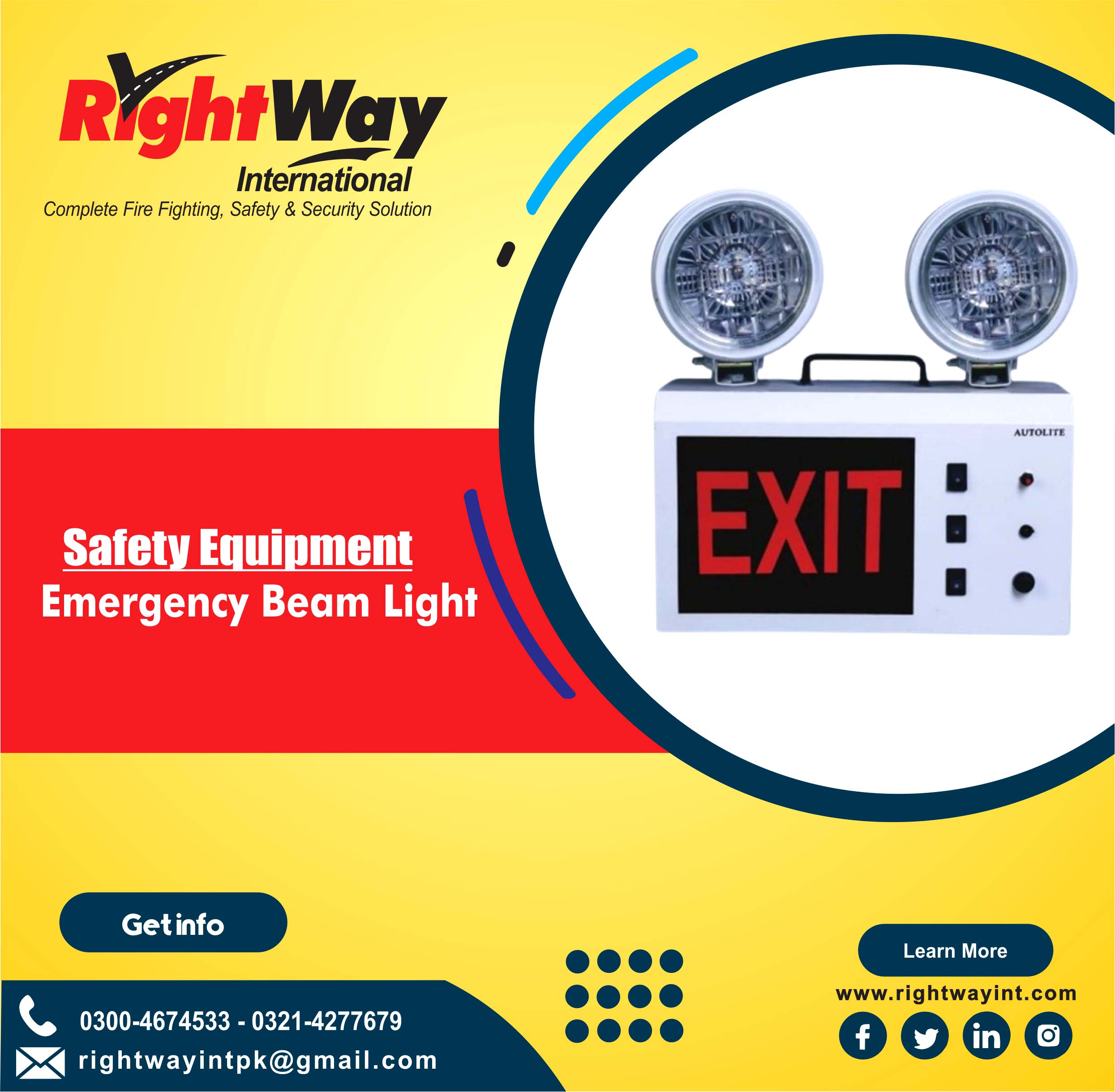 LED Emergency Beam Light