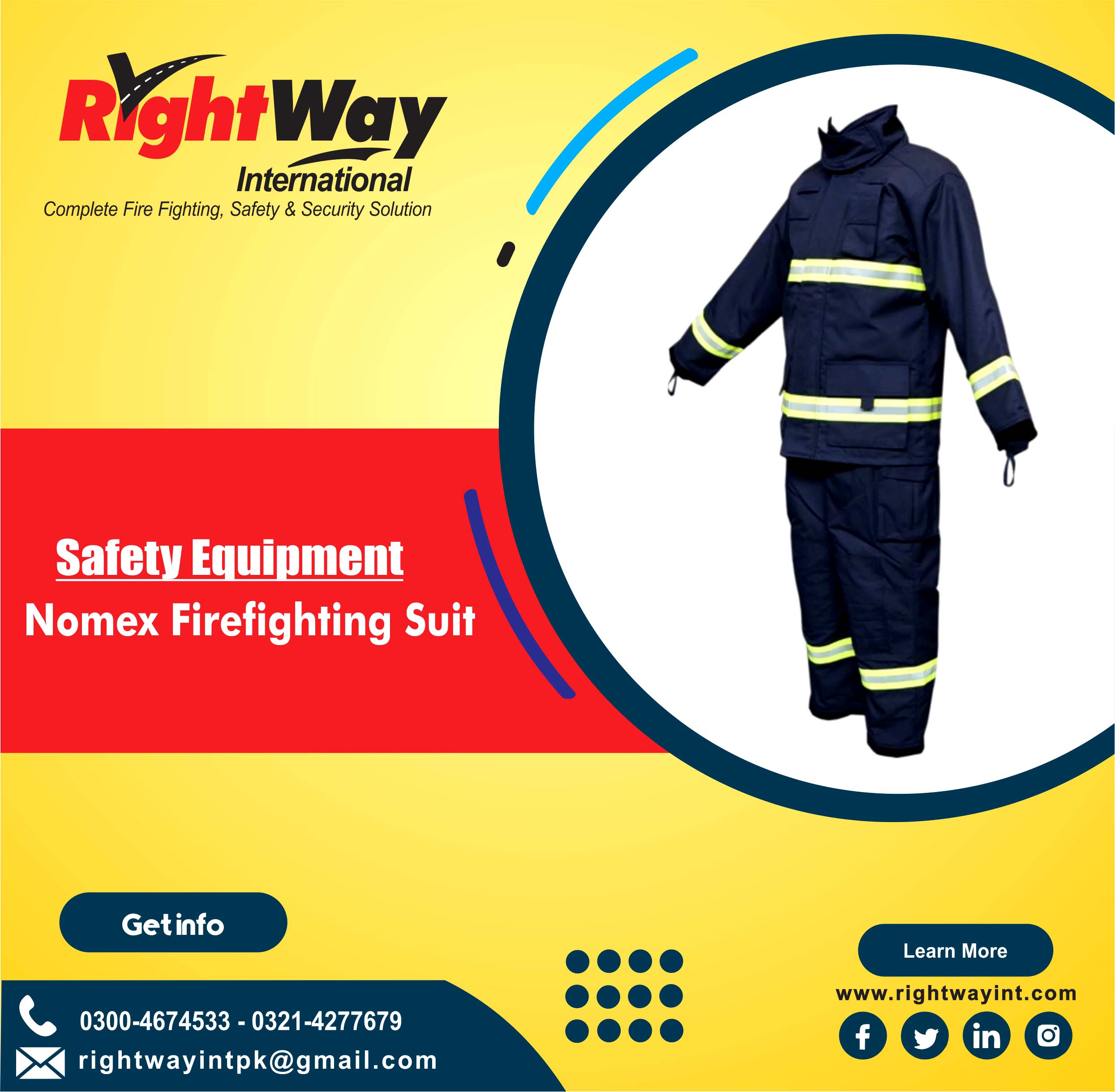 Nomex Firefighting Suit