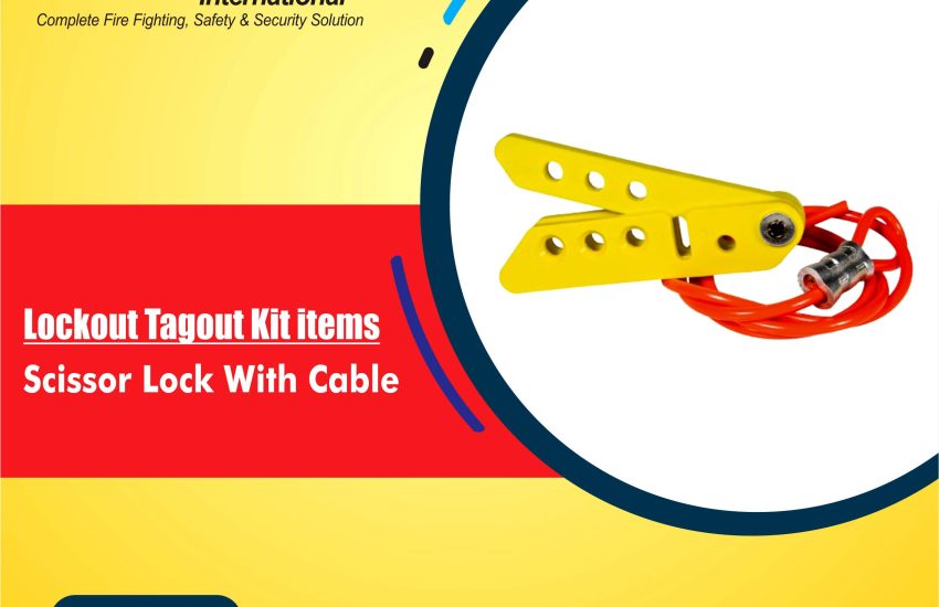 Scissor Lock With Cable
