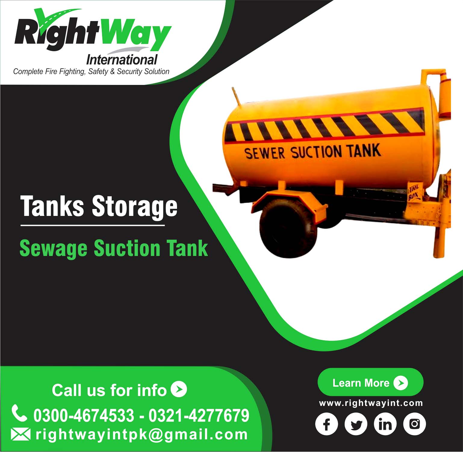 Sewage Suction Tank