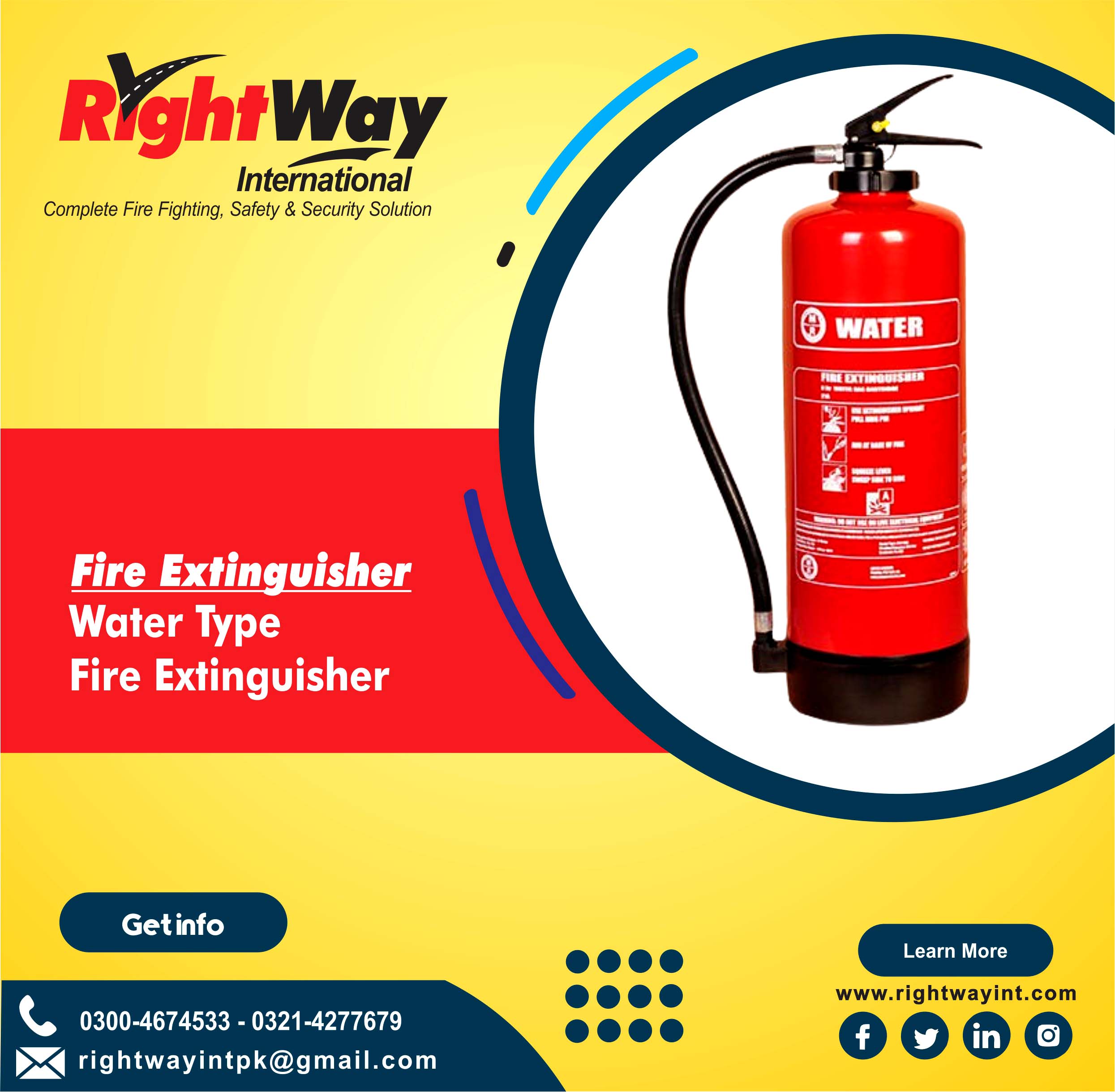 Water Type Fire Extinguisher Uses