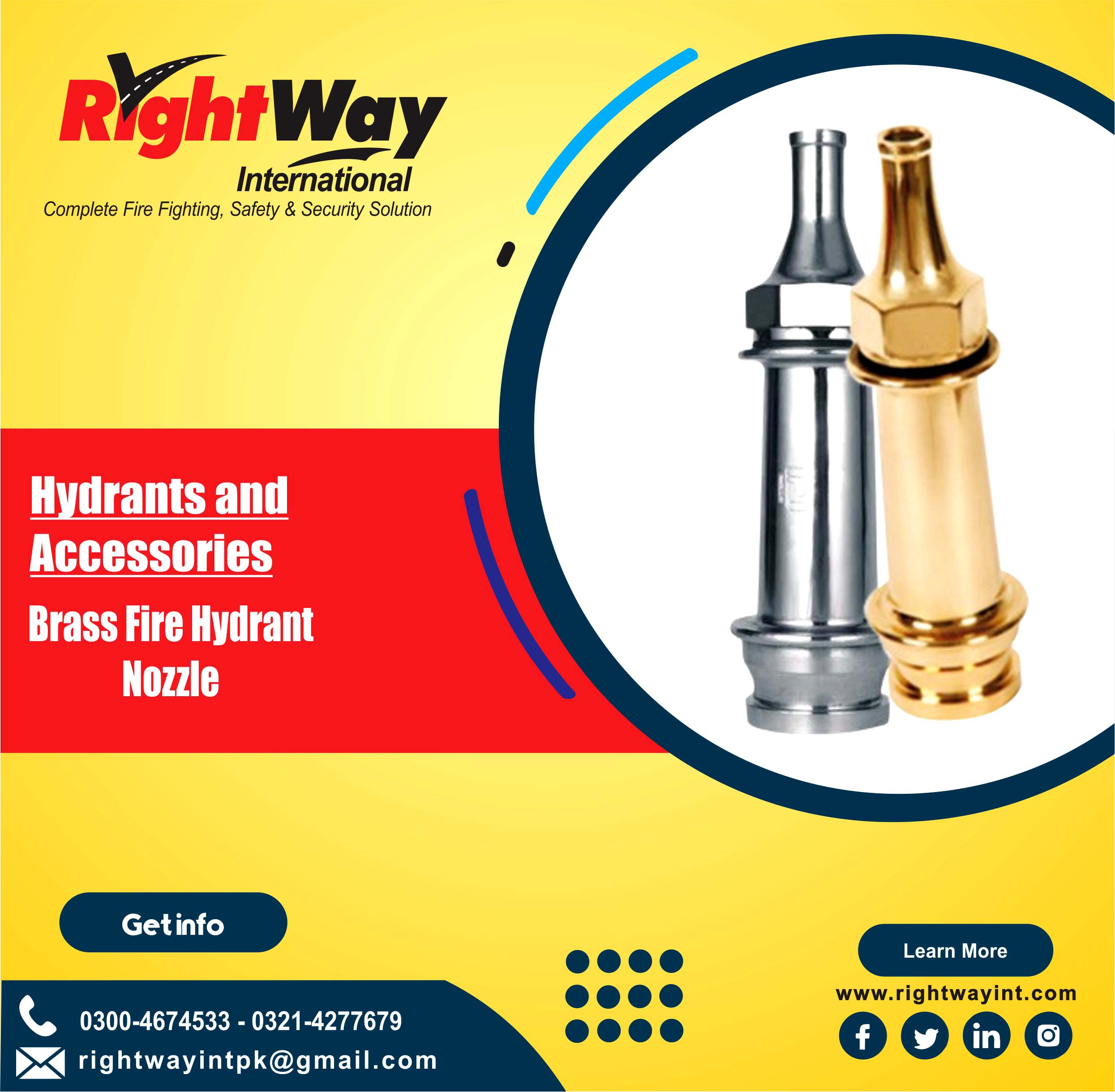 Brass Fire Hydrant Nozzle