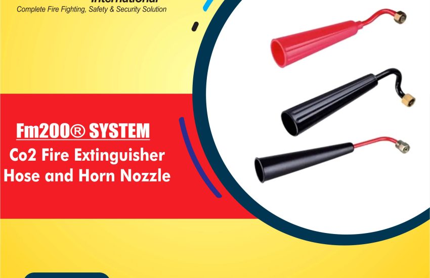 CO2 Fire Extinguisher Hose and Horn Nozzle