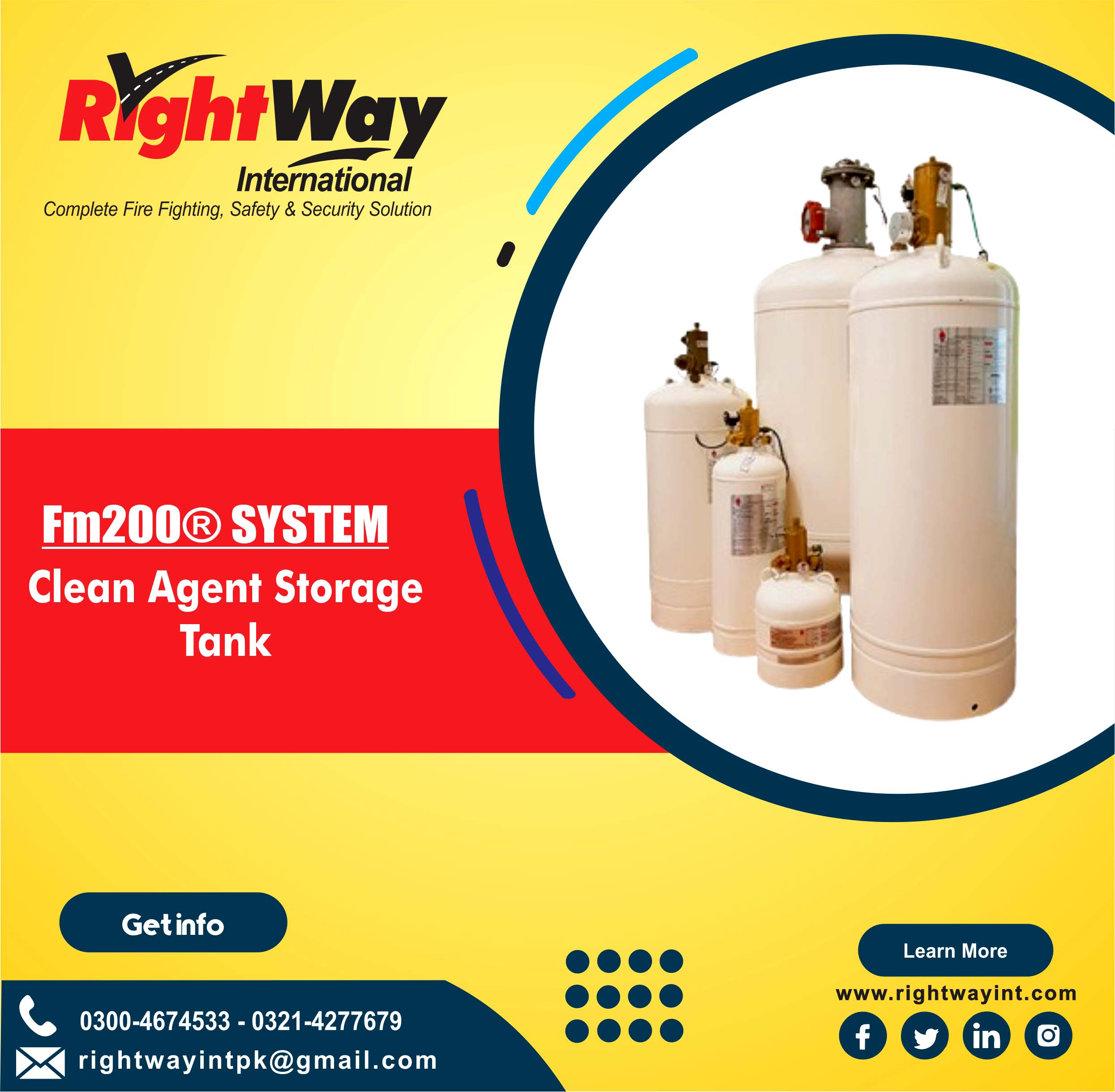 Clean Agent Storage Tank