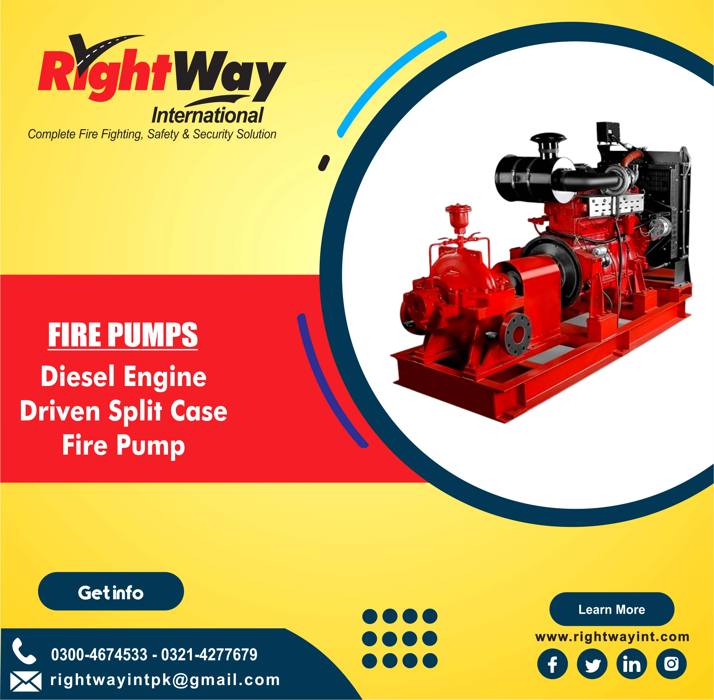 Diesel Engine Driven Split Case Fire Pump