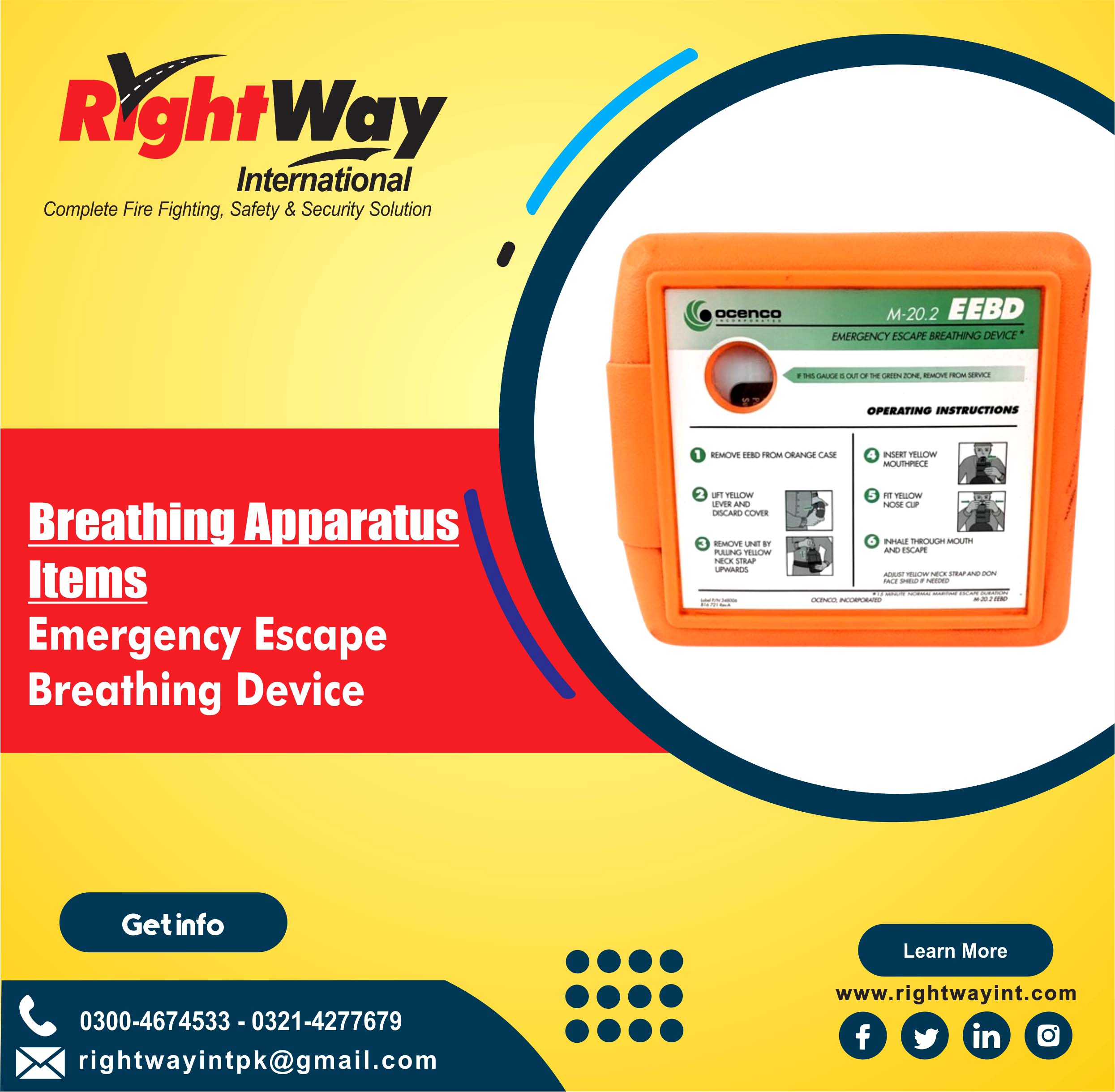 Emergency Escape Breathing Device (EEBD)