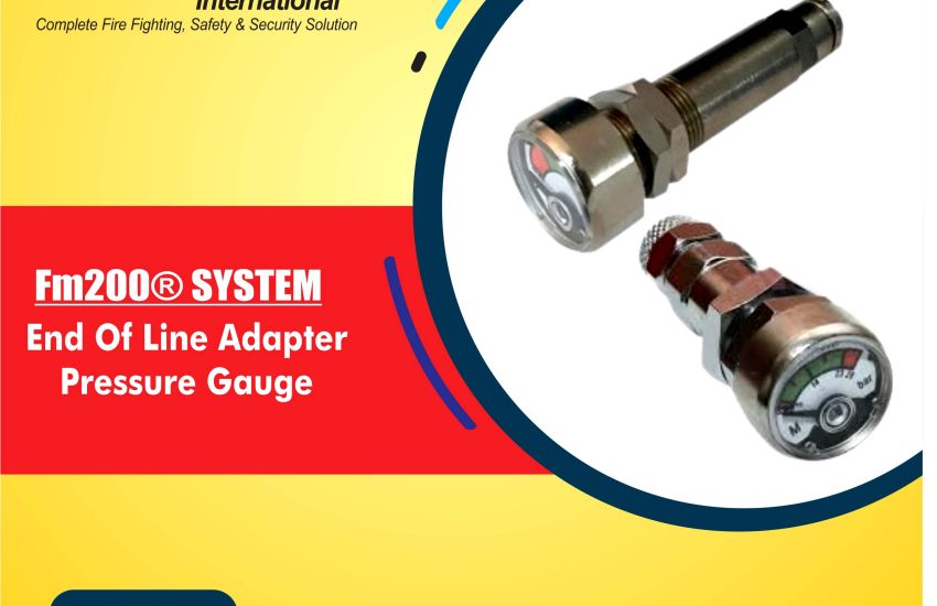 End Of Line Adapter Pressure Gauge