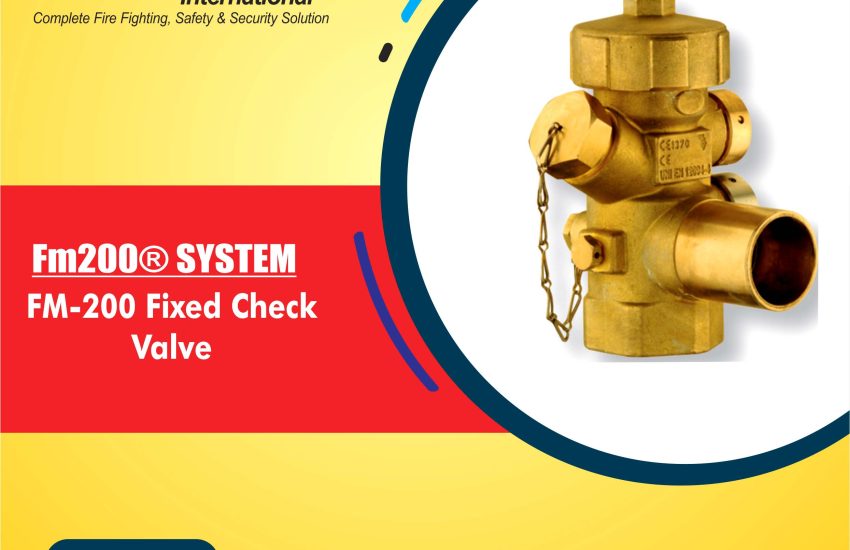 FM-200 Fixed Check Valve