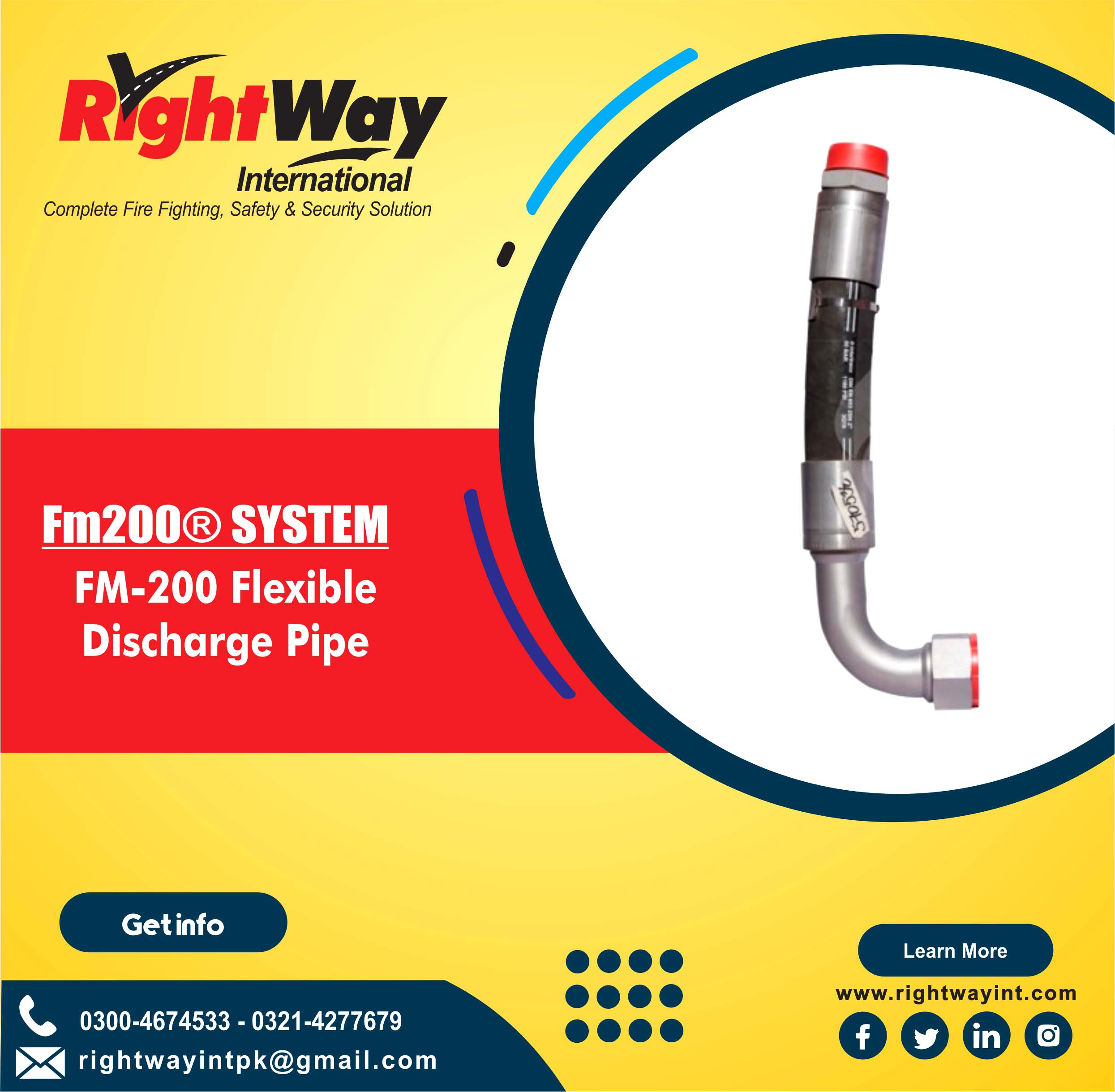 FM-200 Flexible Discharge Pipe