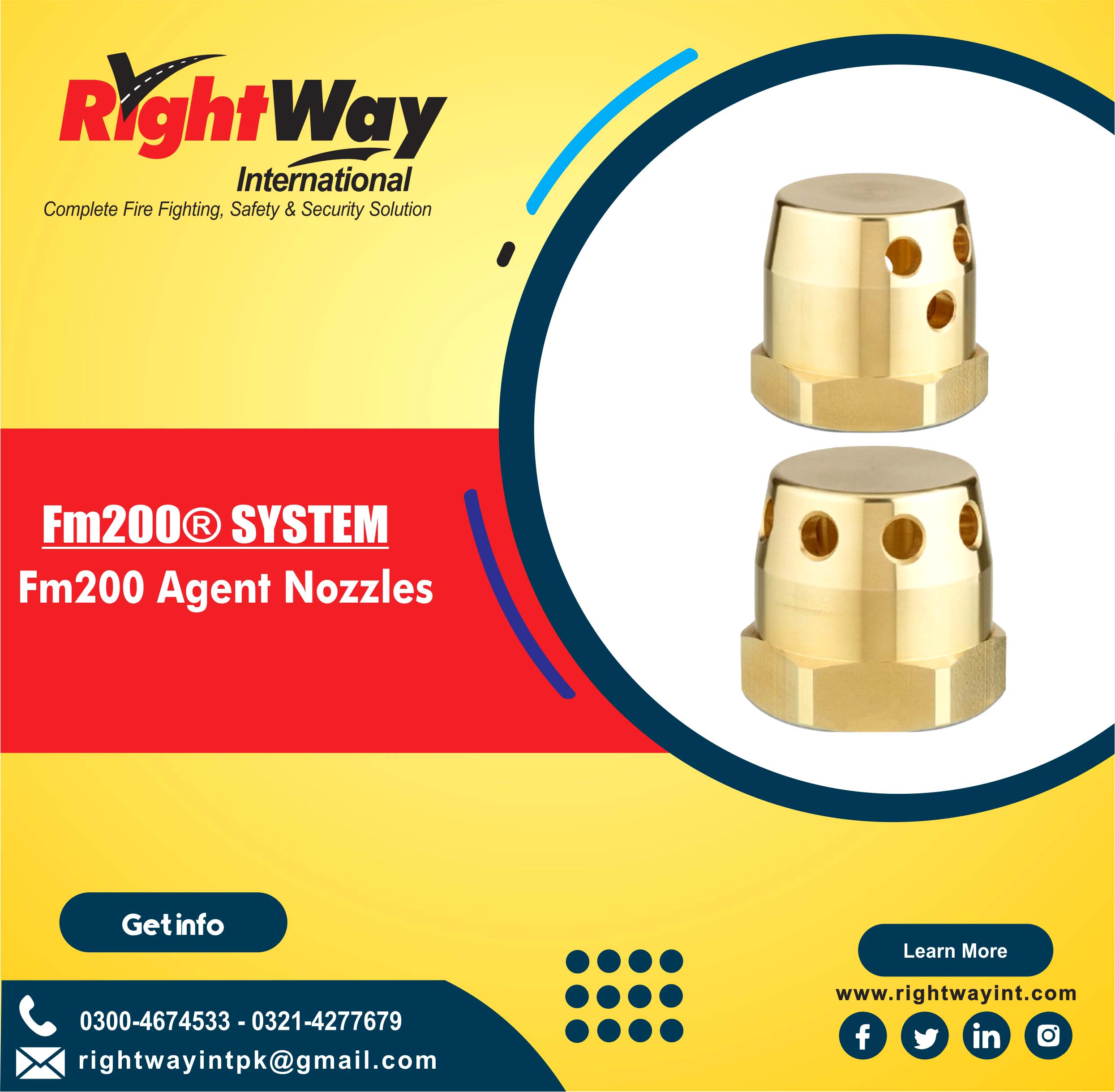 FM200 Agent Nozzles