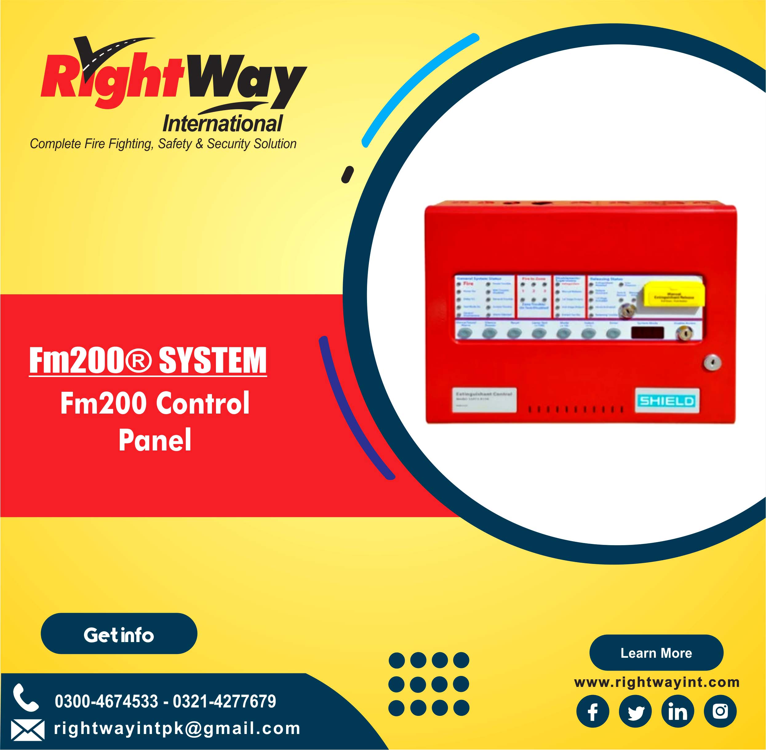 FM200 Control Panel
