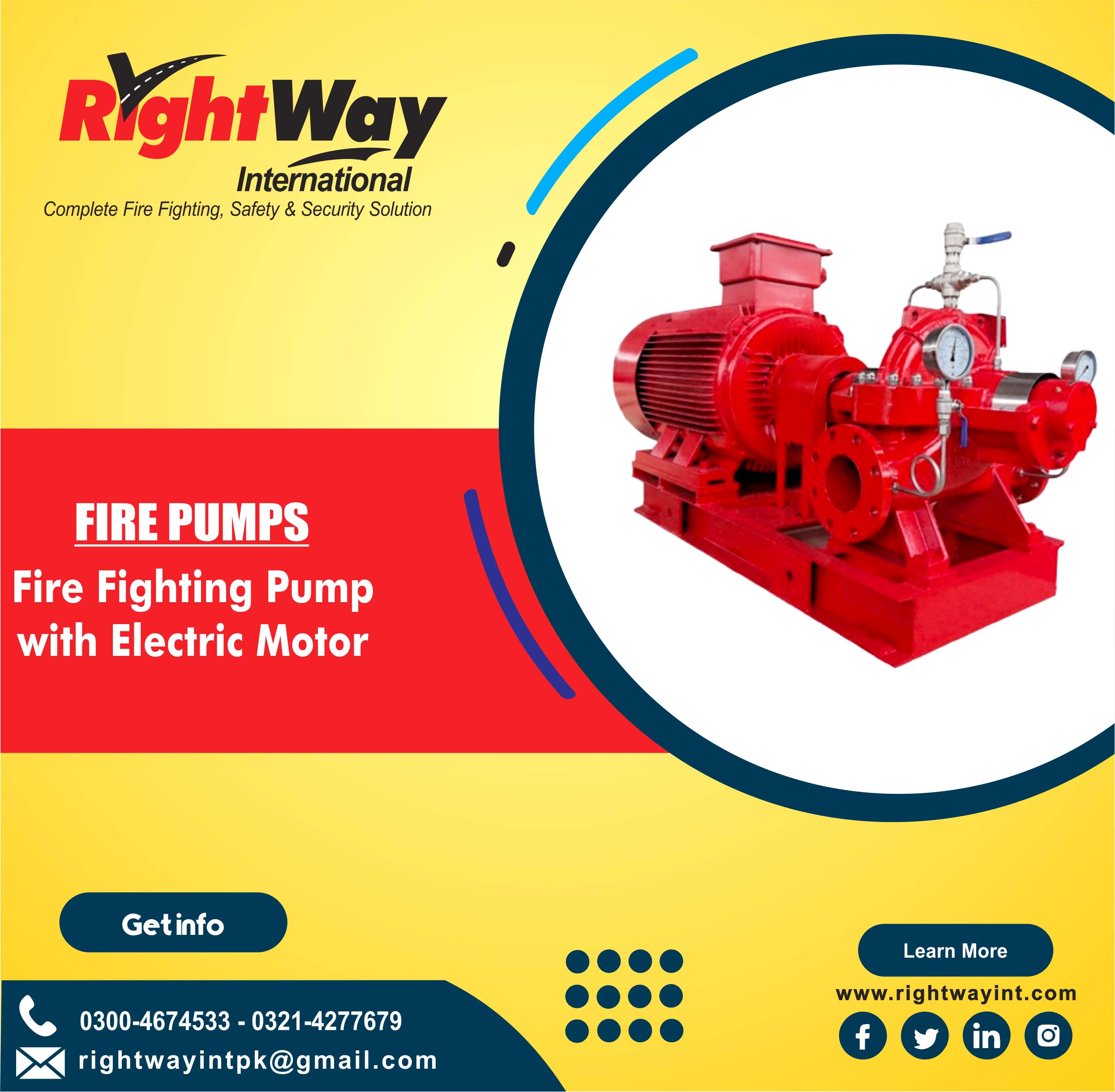 Fire Fighting Pump with Electric Motor