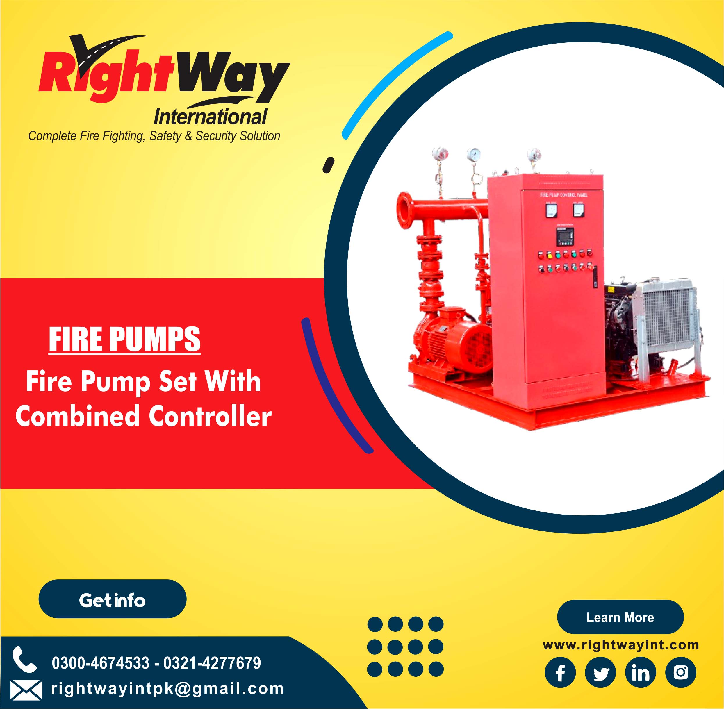 Fire Pump Set With Combined Controller