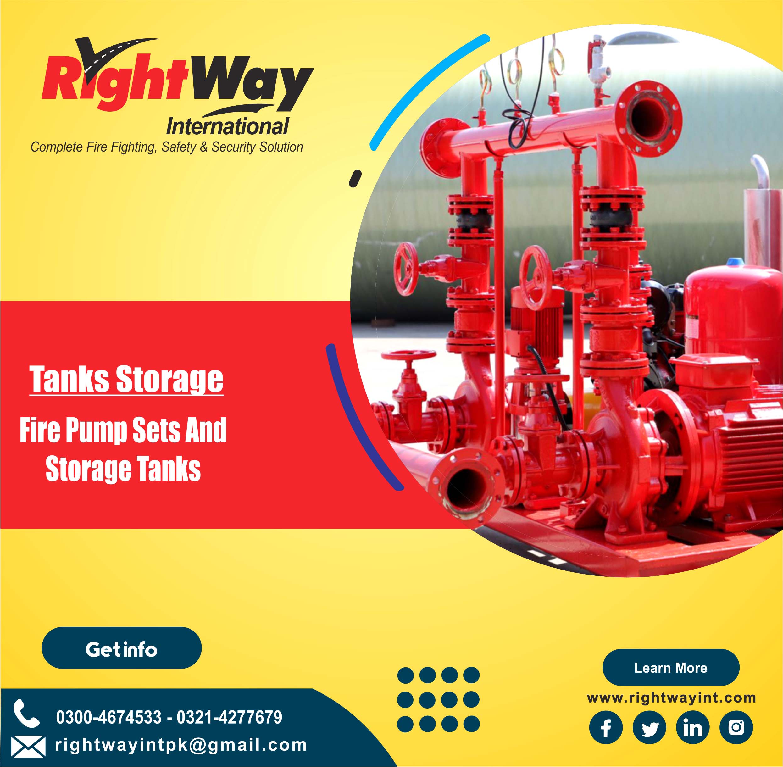 Fire Pump Sets And Storage Tanks