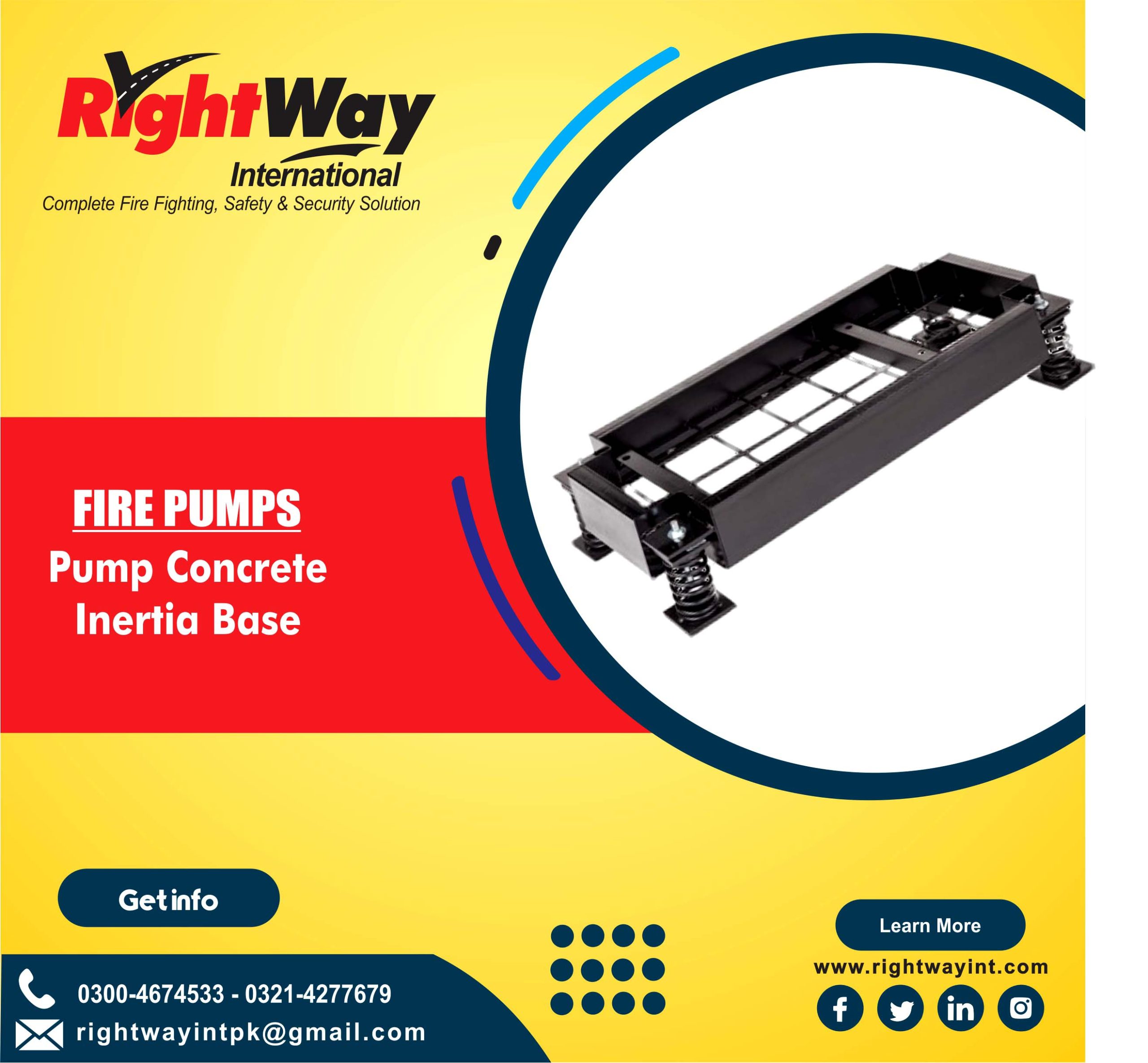 Pump Concrete Inertia Base