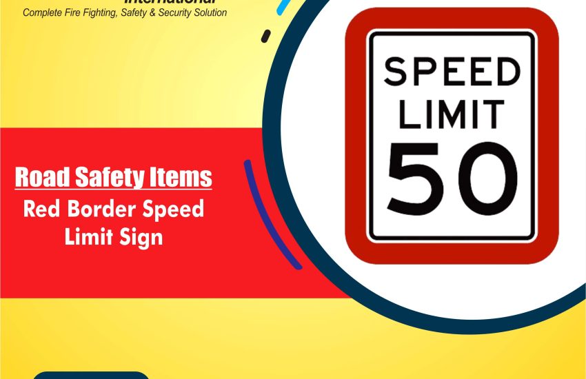 Red Border Speed Limit Sign