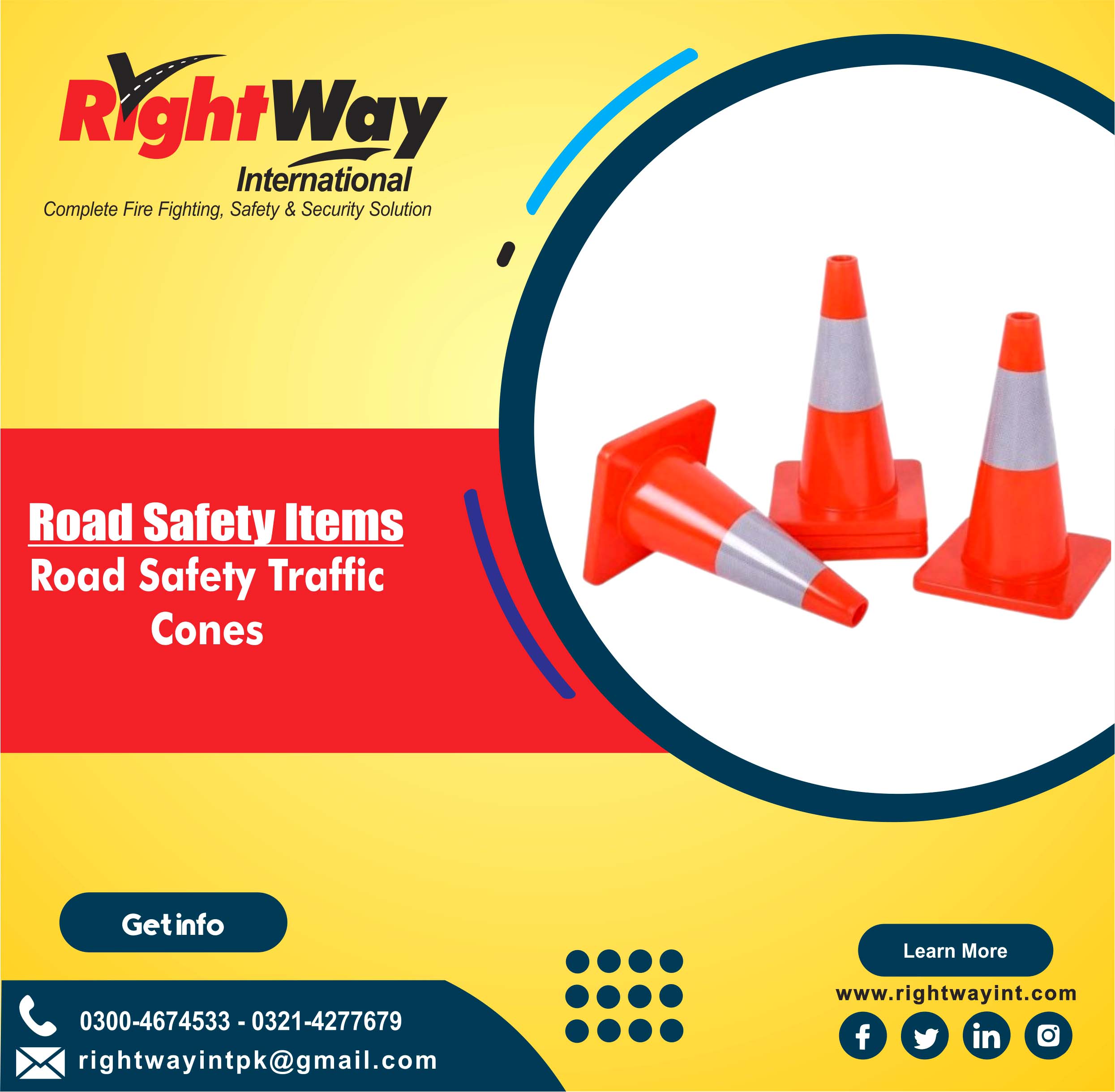 Road Safety Traffic Cones