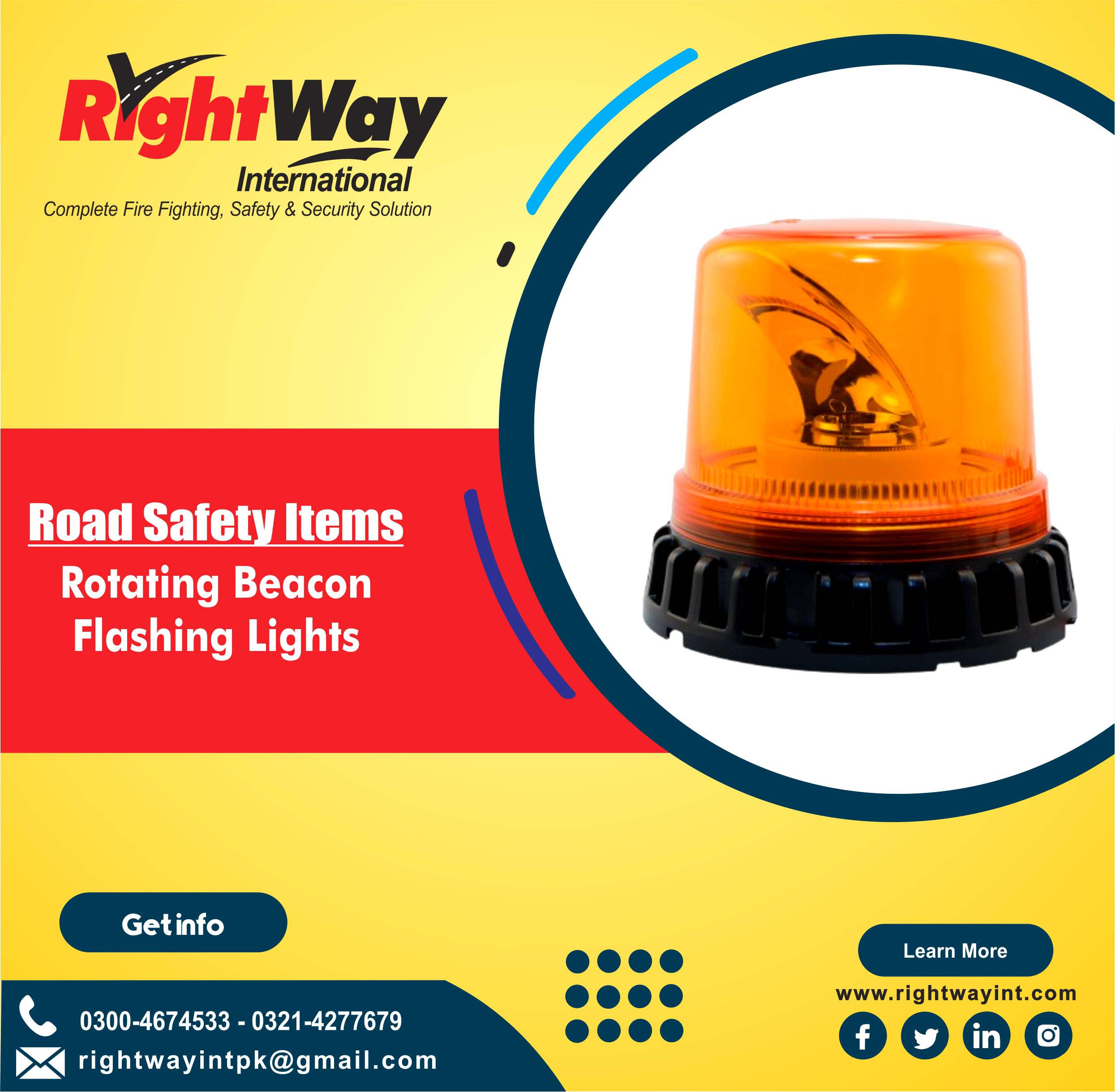 Rotating Beacon Flashing Lights
