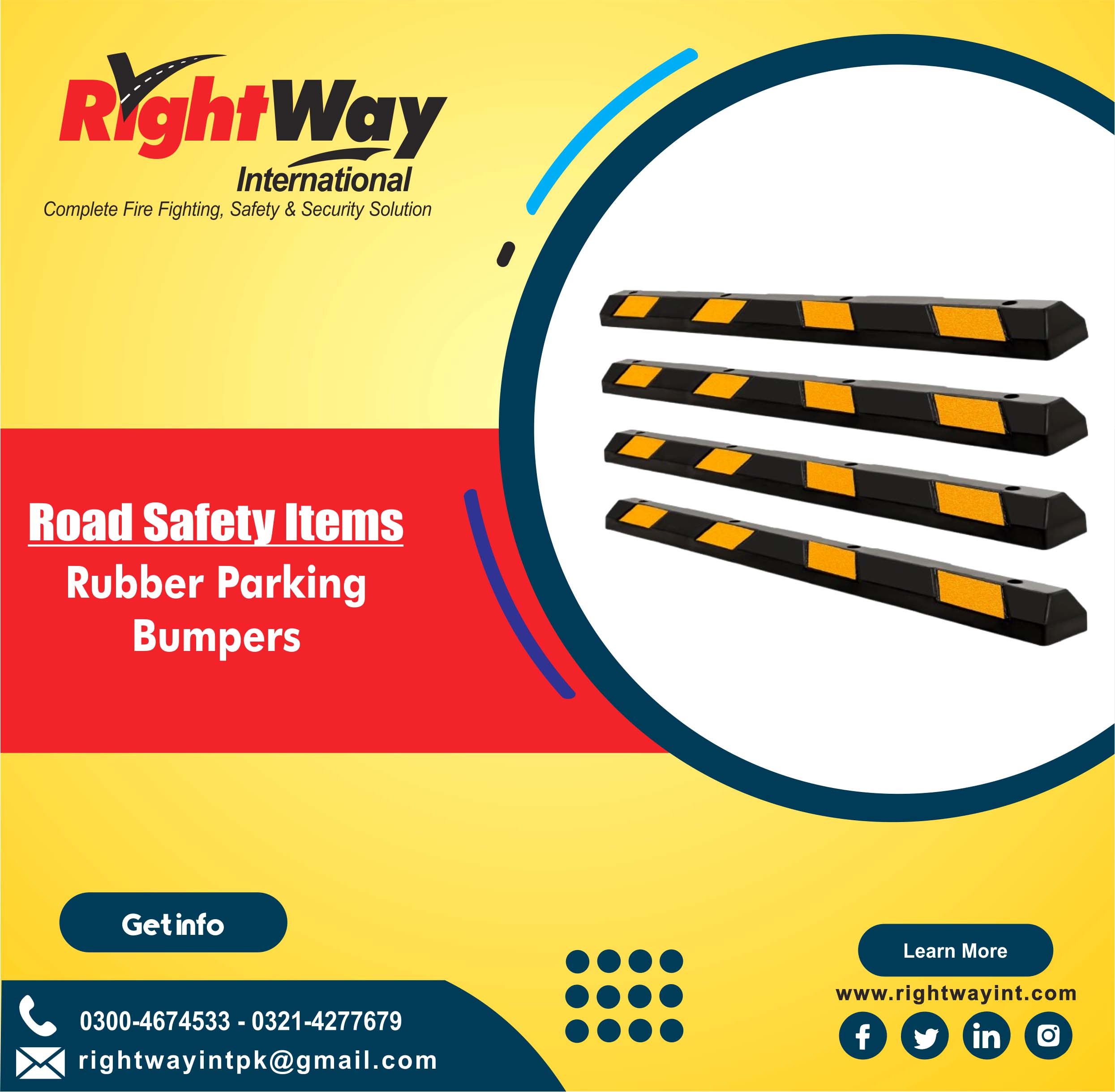 Rubber Parking Bumpers