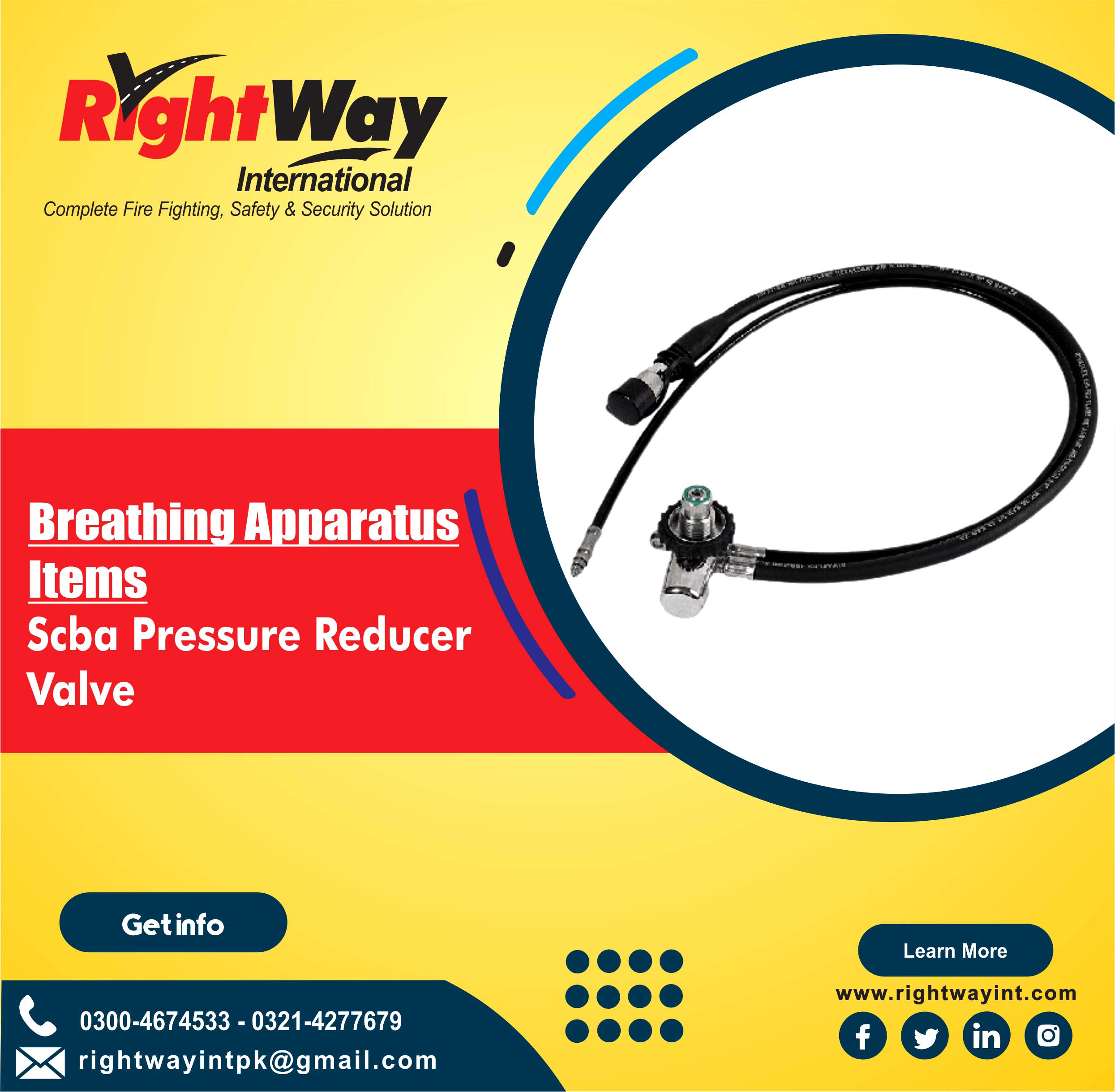 SCBA Pressure Reducer Valve