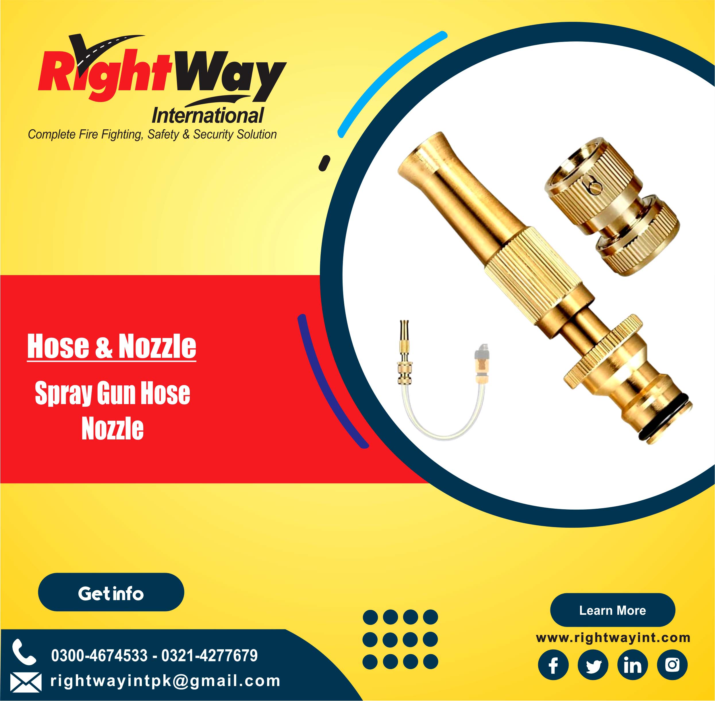 Spray Gun Hose Nozzle