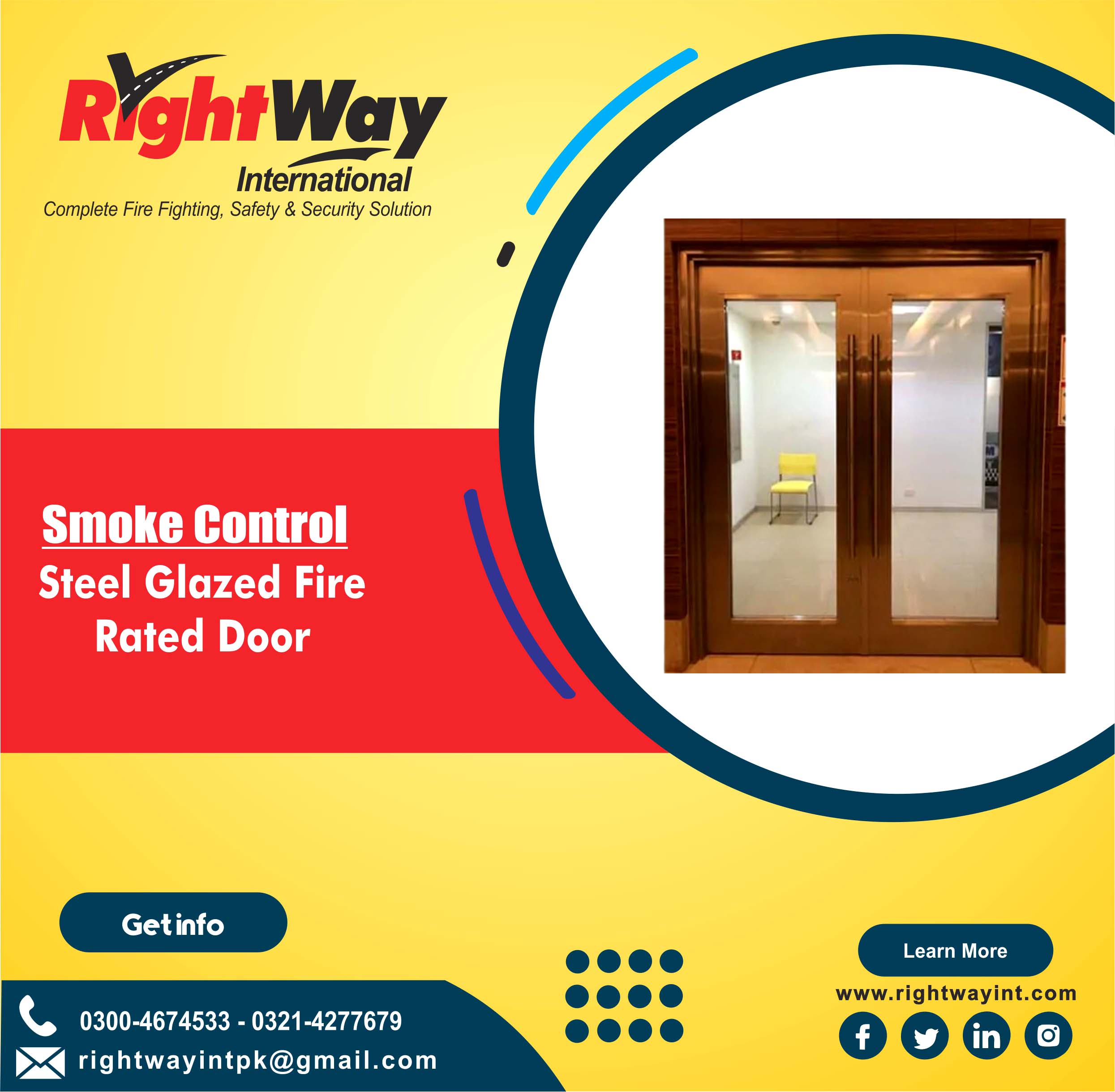 Steel Glazed Fire Rated Door