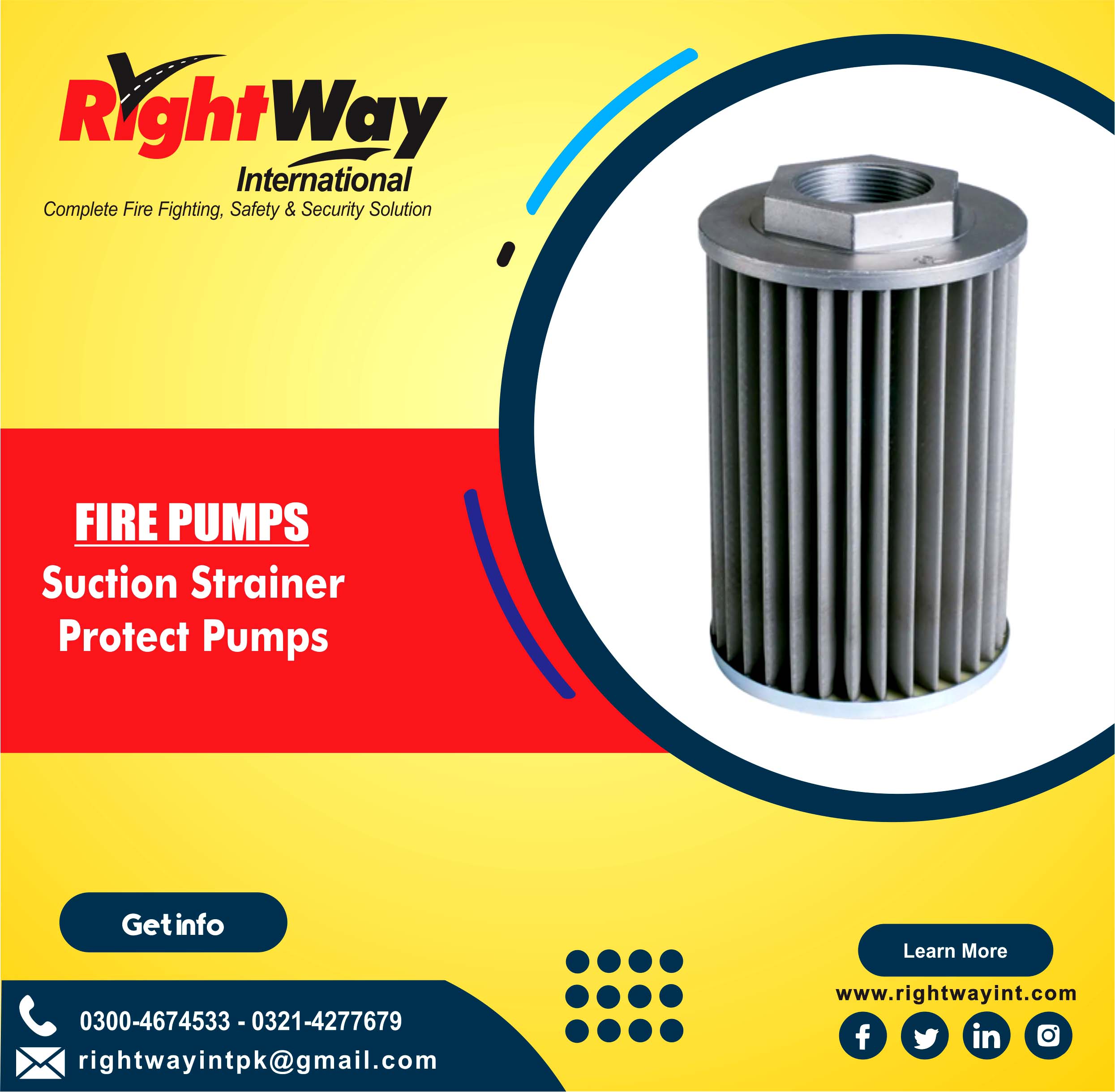 Suction Strainer Protect Pumps