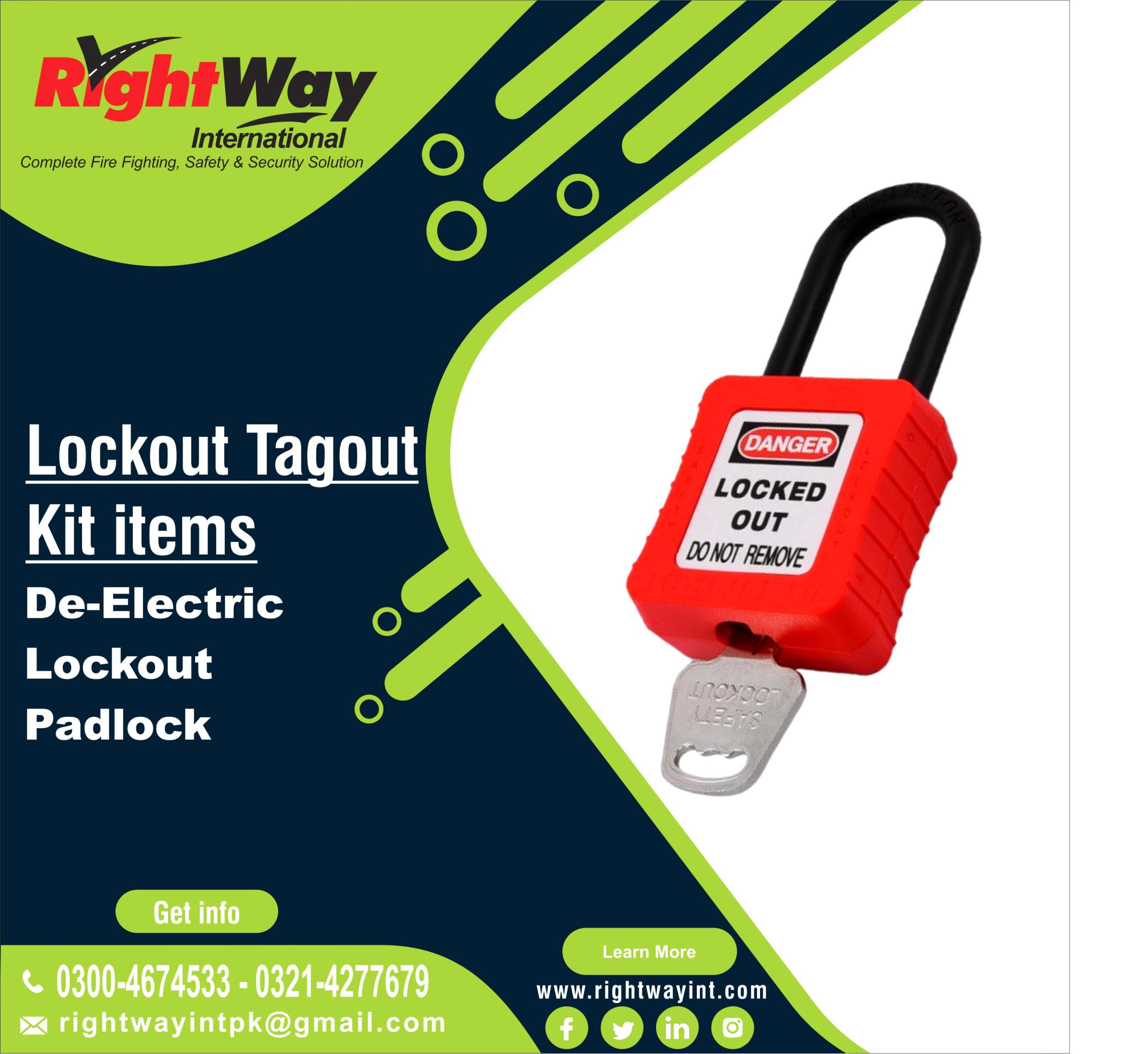 De-Electric Lockout Padlock