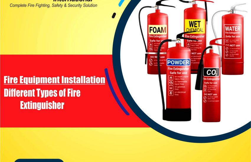 Different Types of Fire Extinguisher