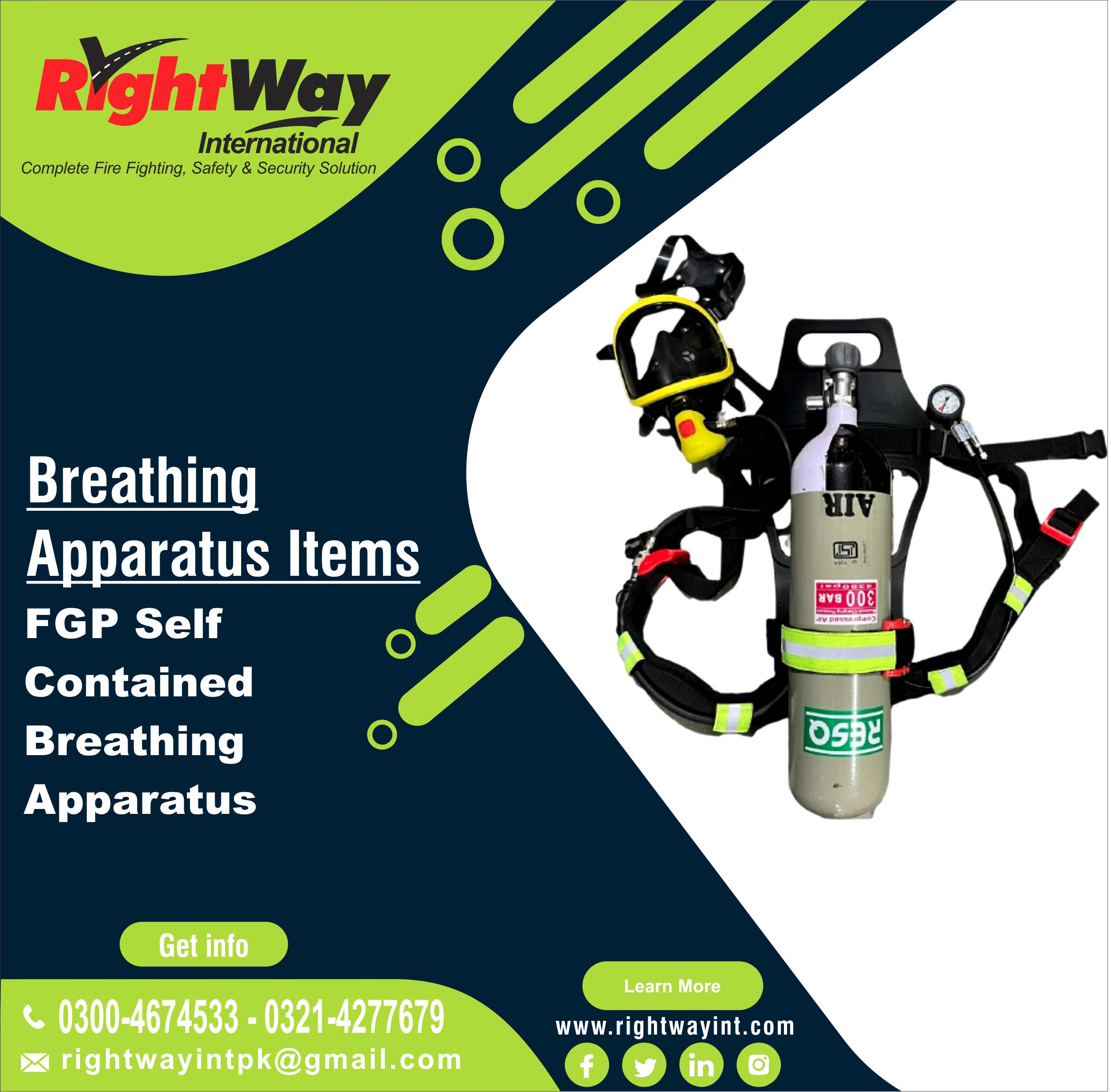 FGP Self Contained Breathing Apparatus