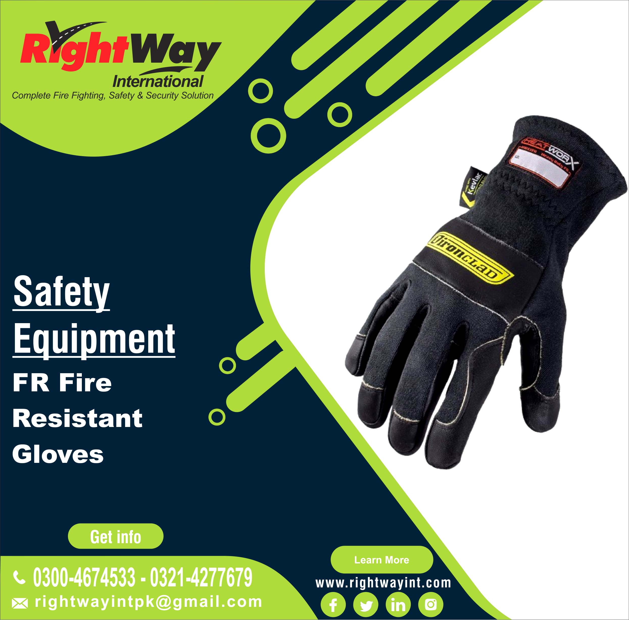 FR Fire Resistant Gloves