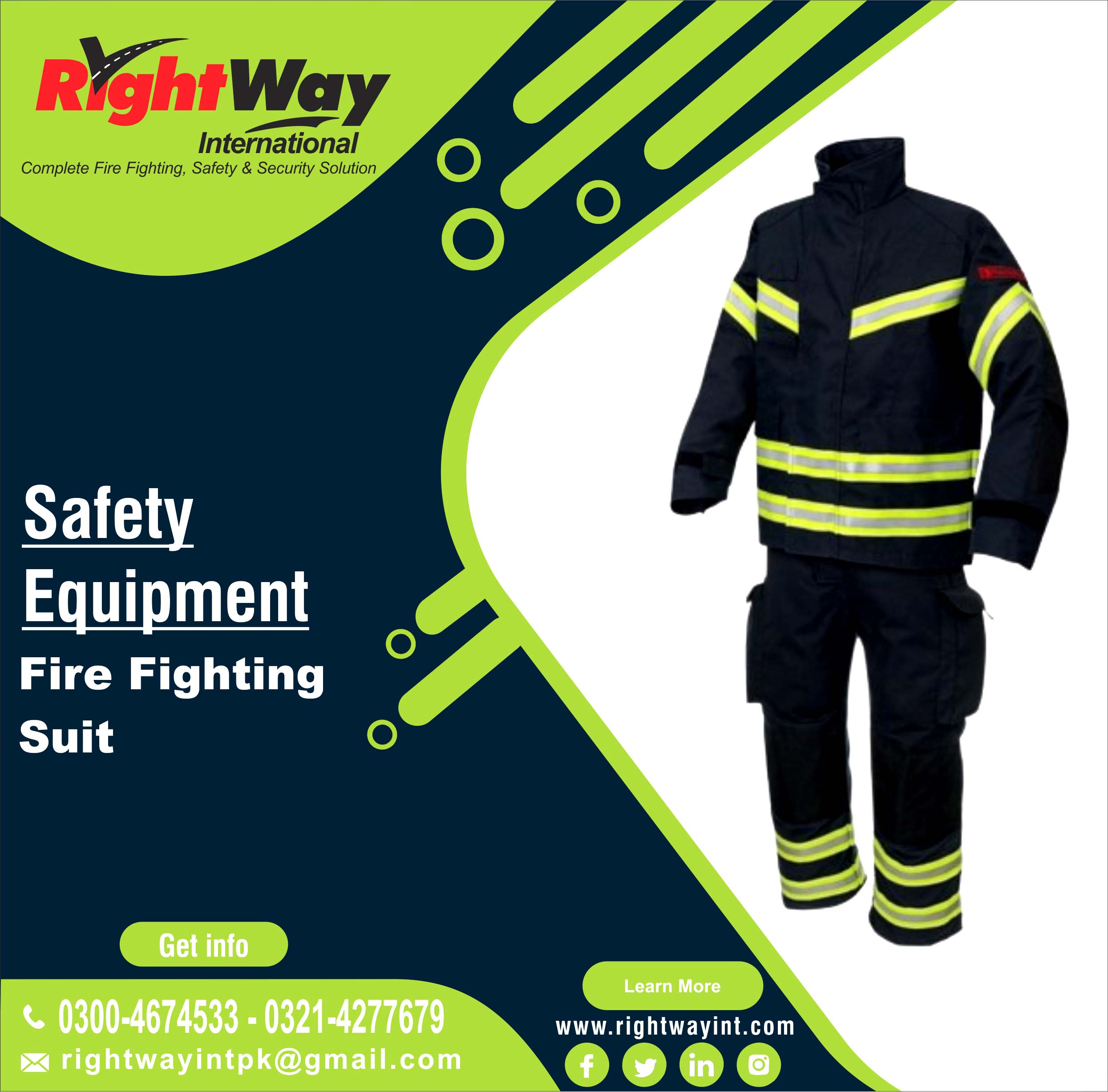Fire Fighters Contour Jacket and Trouser