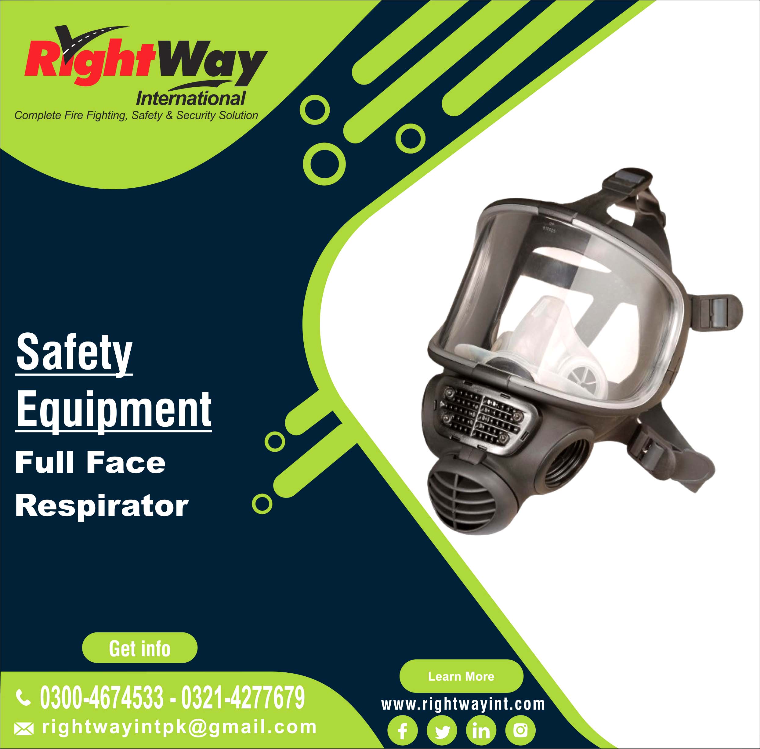 Full Face Respirator - Small