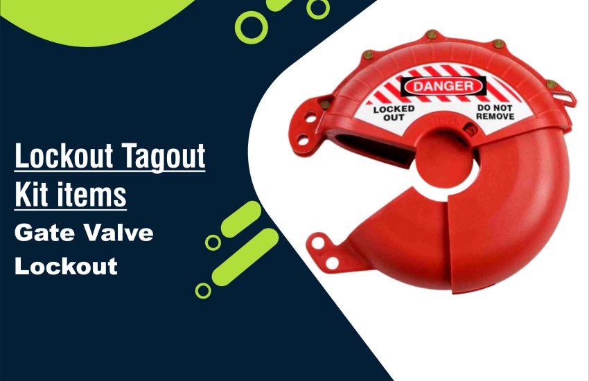 Gate Valve Lockout Adjustable Red Ø25-190 mm