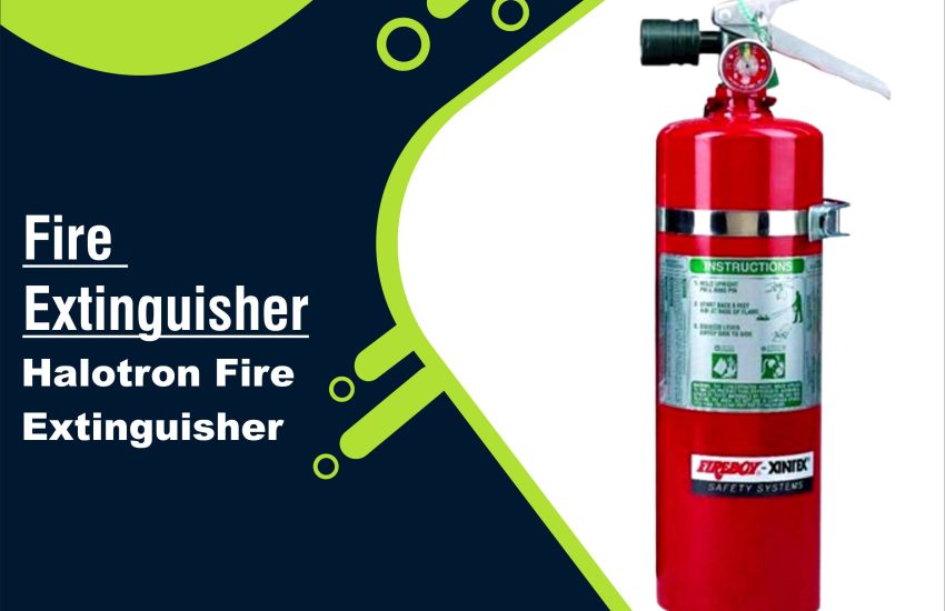 Portable Halotron Fire Extinguisher