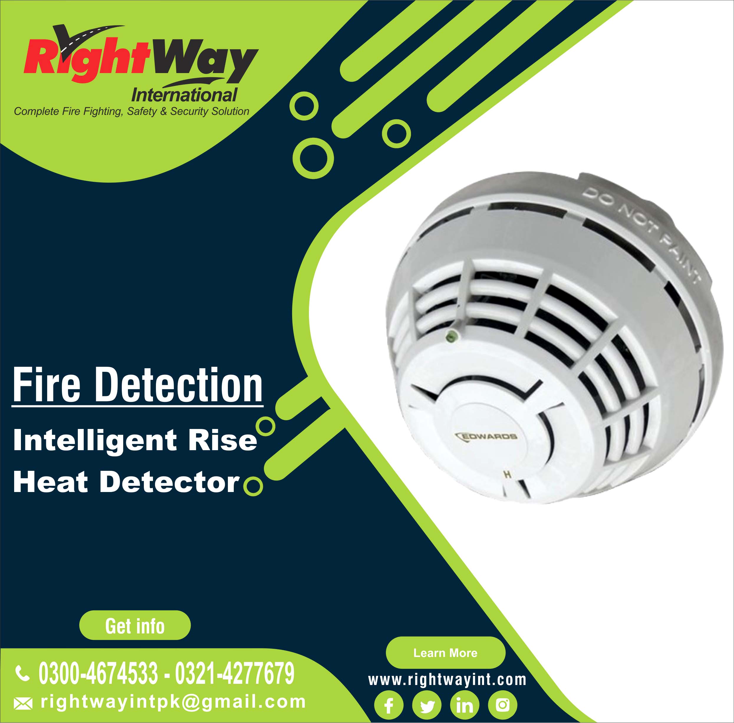 Intelligent Rise Heat Detector