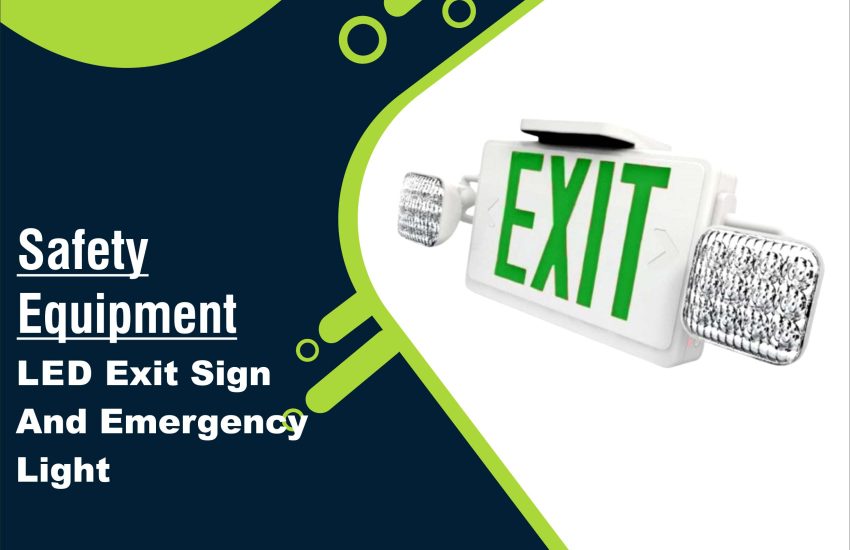 LED Exit Sign And Emergency Light