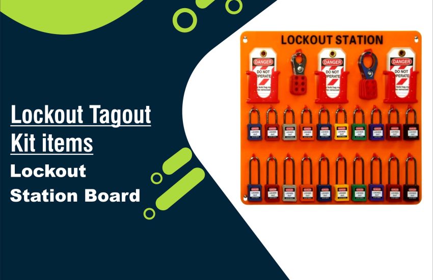 Lockout Station Board 20 Lock Filled Station