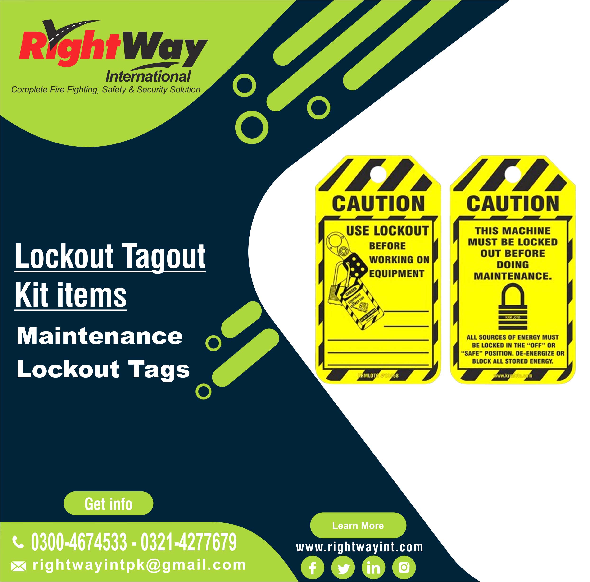 Maintenance Lockout Tags