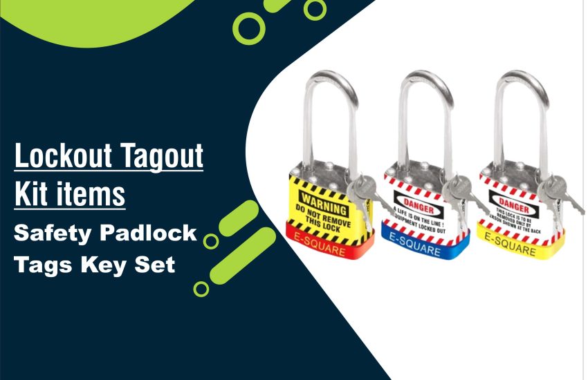 Safety Padlock Tags Key Set